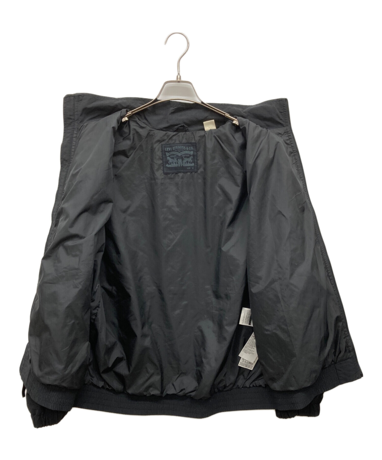 中古・古着通販】LEVI'S (リーバイス) ナイロンジャケット ブラック