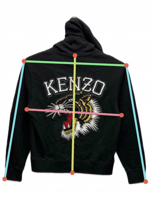 中古・古着通販】KENZO (ケンゾー) パーカー ブラック サイズ:M