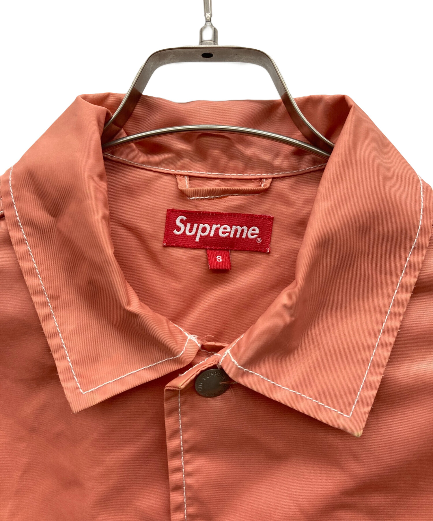 中古・古着通販】Supreme (シュプリーム) Nylon Chore Coat サーモン 
