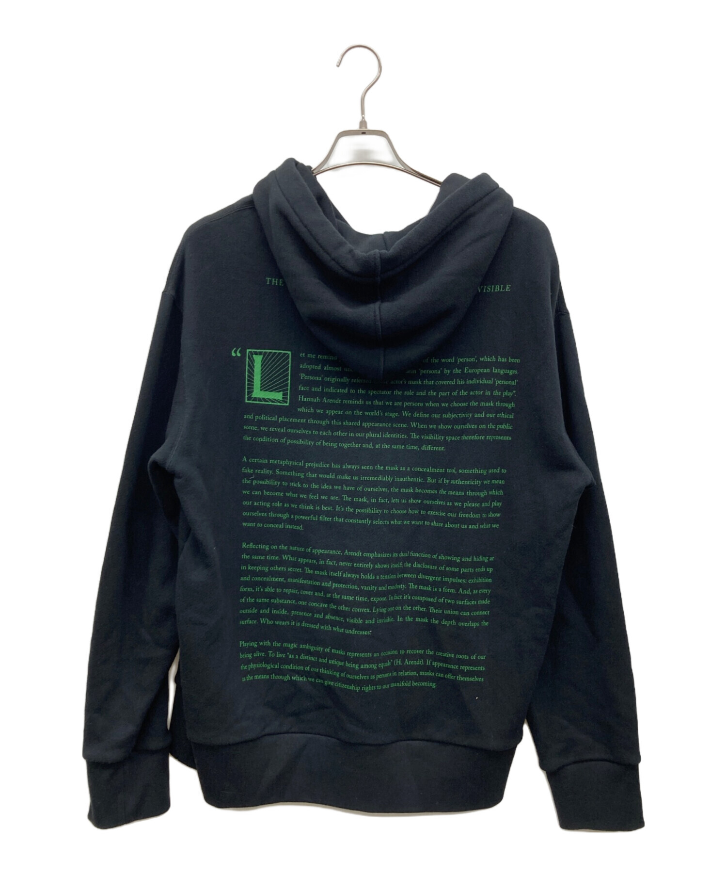 GUCCI  パーカー 中古・古着通販】GUCCI (グッチ) MANIFESTO SWEATSHIRT ブラック