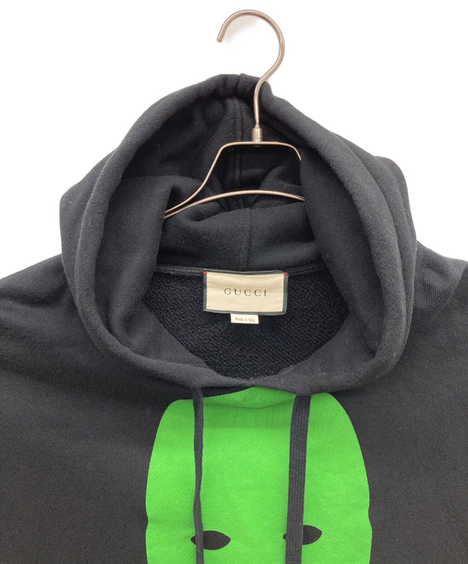 GUCCI  パーカー 中古・古着通販】GUCCI (グッチ) MANIFESTO SWEATSHIRT ブラック