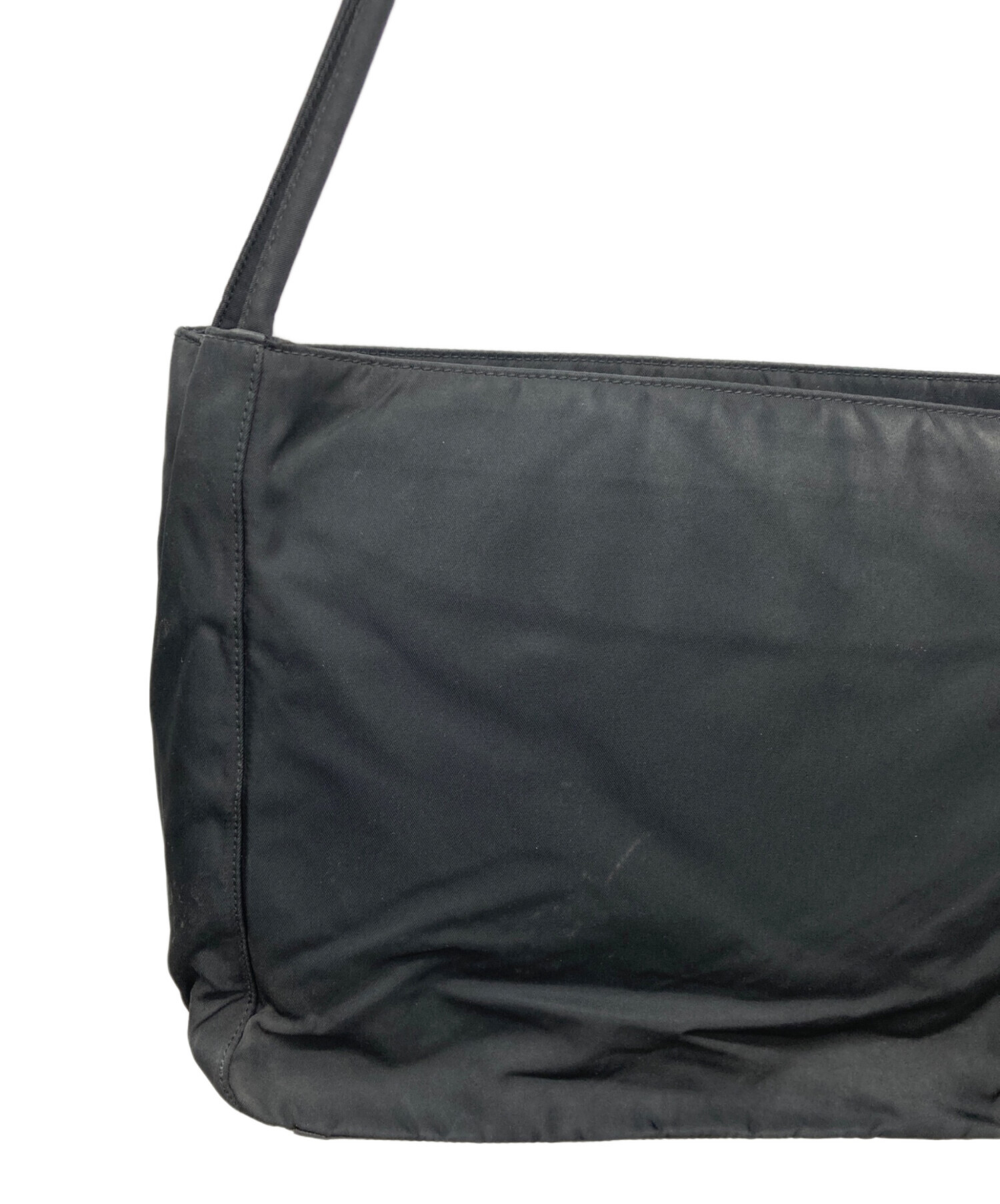 中古・古着通販】PRADA (プラダ) ナイロンロゴプレートトートバッグ