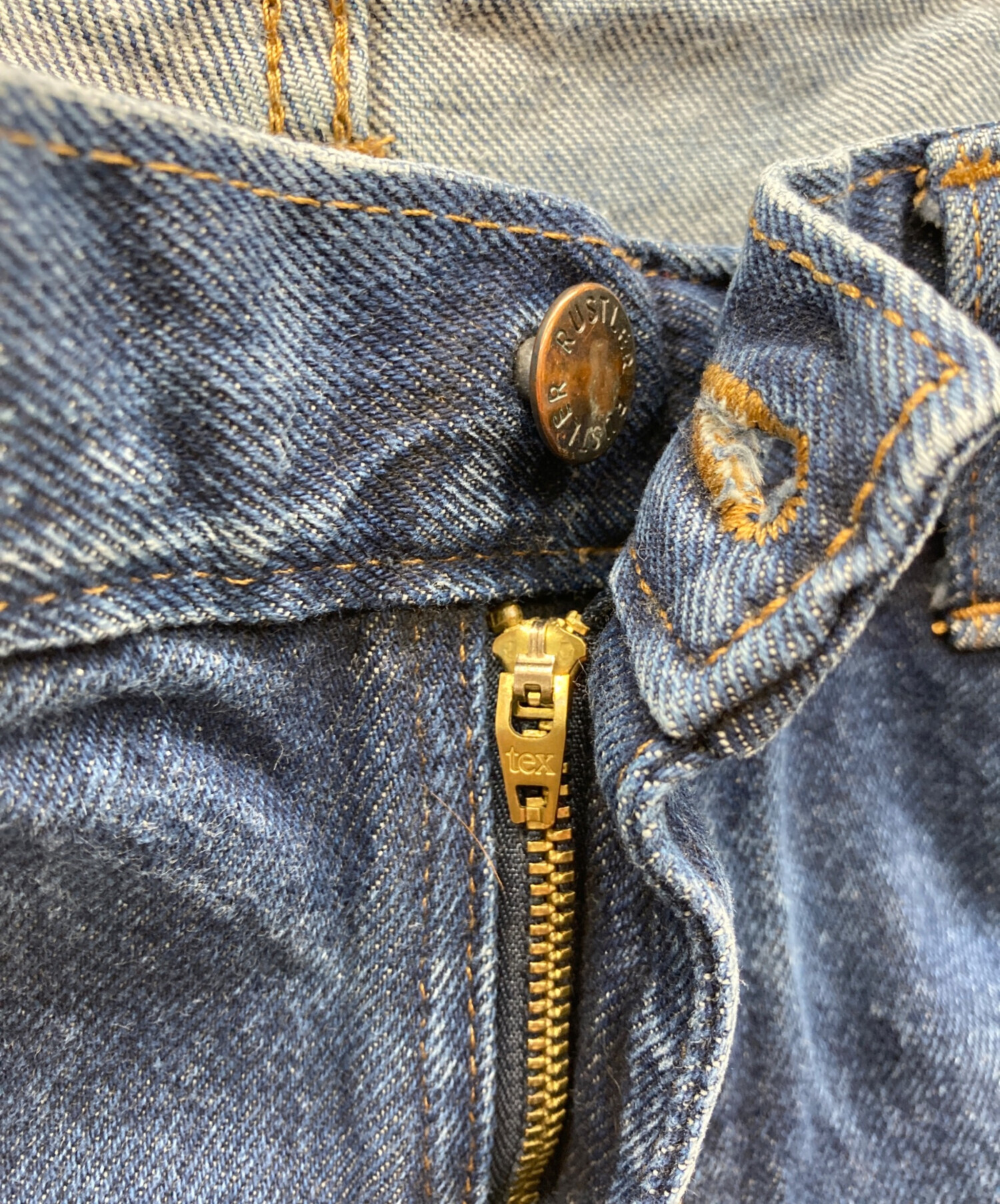 RUSLER 80s USA製 デニムパンツ 黄タグ インディゴ 36 中古・古着通販】RUSTLER (ラスラー) デニムパンツ インディゴ サイズ
