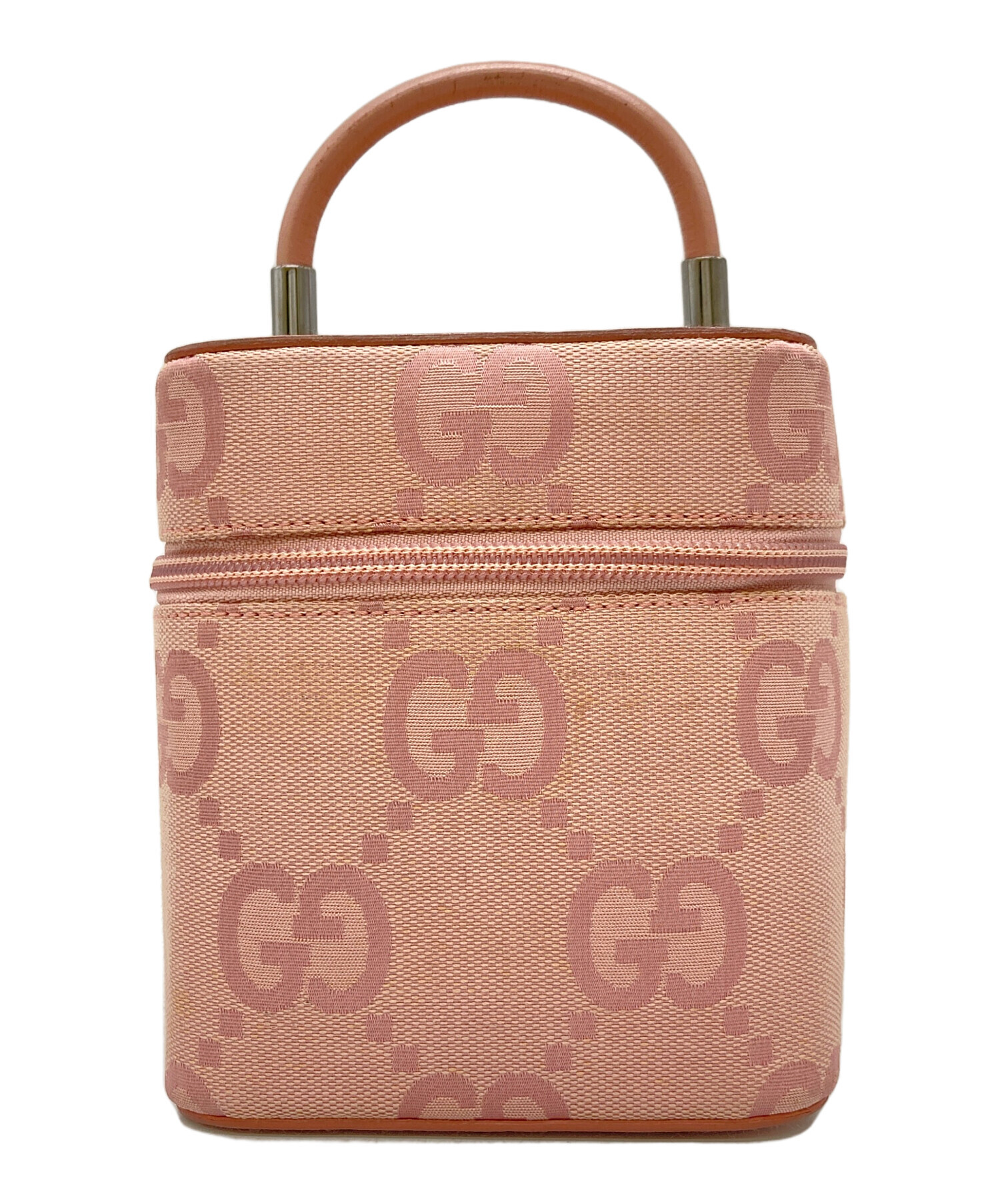 GUCCI グッチ バニティ　ハンドバッグ 中古・古着通販】GUCCI (グッチ) バニティバッグ ピンク｜ブランド