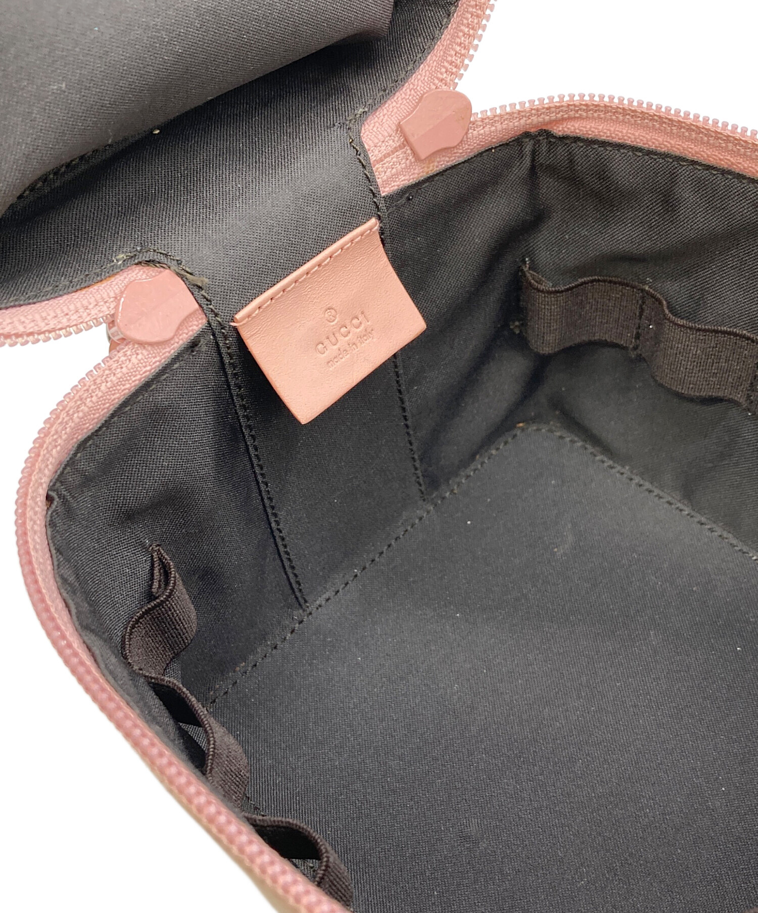 中古・古着通販】GUCCI (グッチ) バニティバッグ ピンク｜ブランド