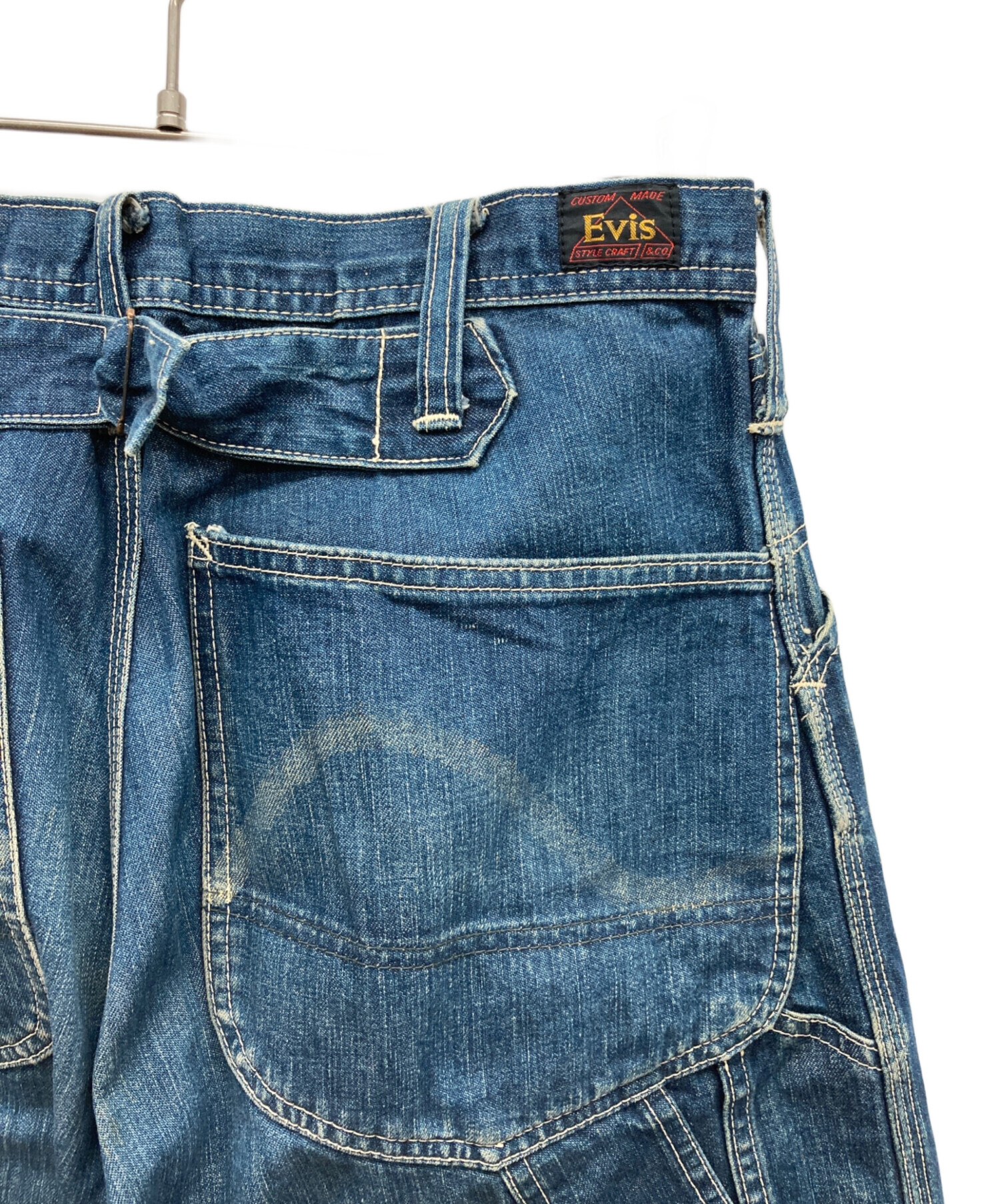 中古・古着通販】EVISU (エヴィス) デニムペインターパンツ インディゴ