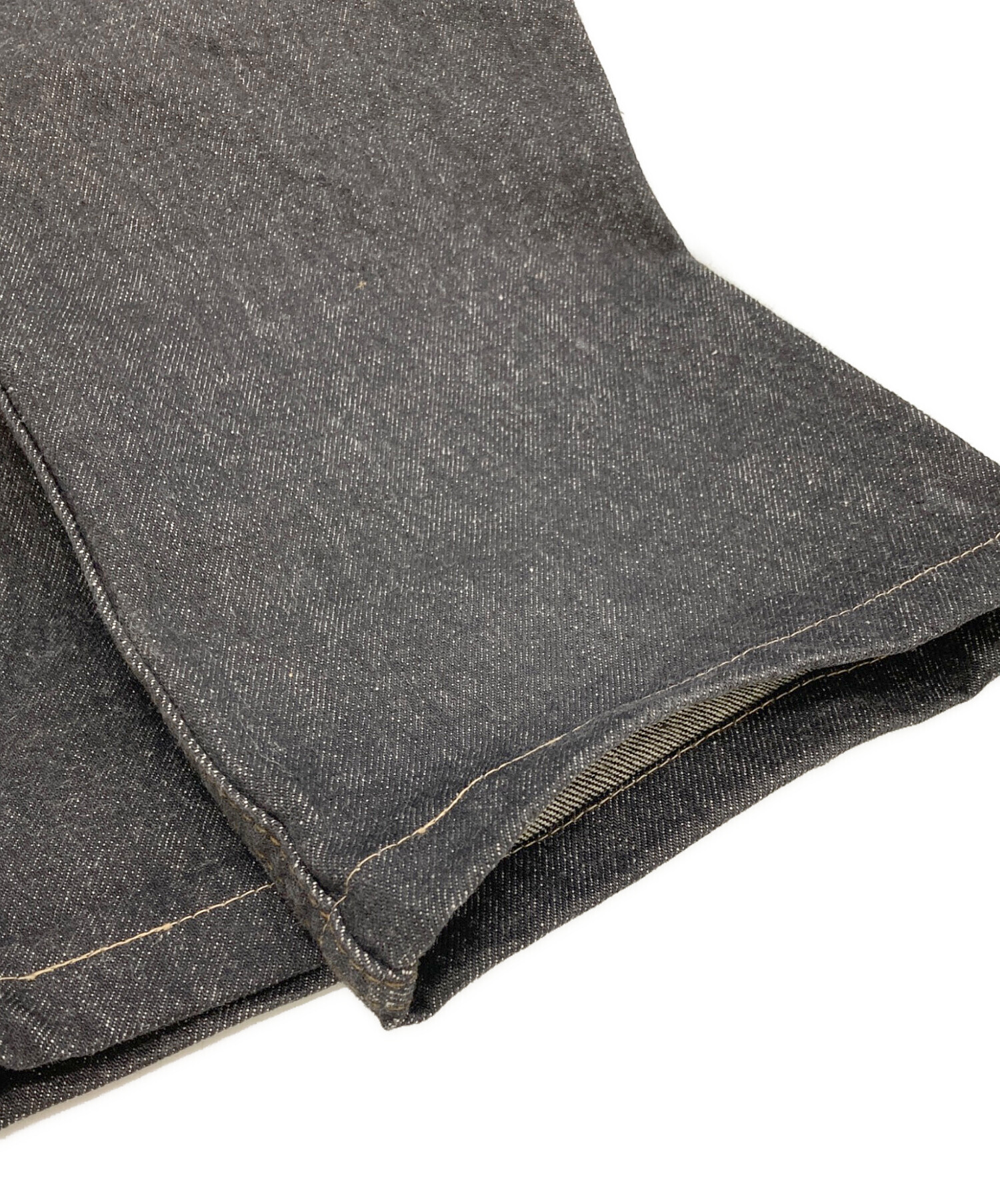 中古・古着通販】LEVI'S (リーバイス) 先染めデニムパンツ ブラック