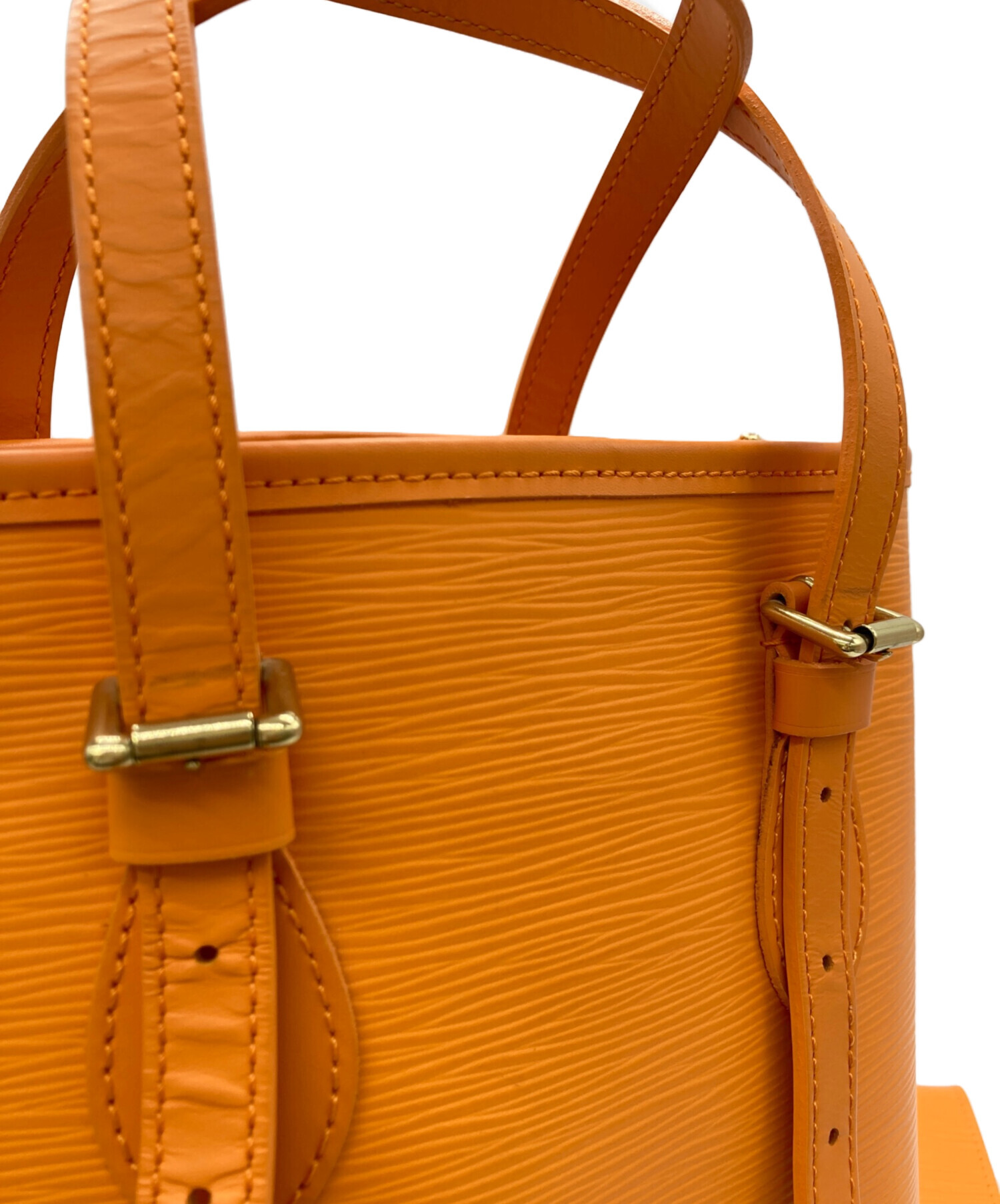 中古・古着通販】LOUIS VUITTON (ルイ ヴィトン) バケットPM オレンジ