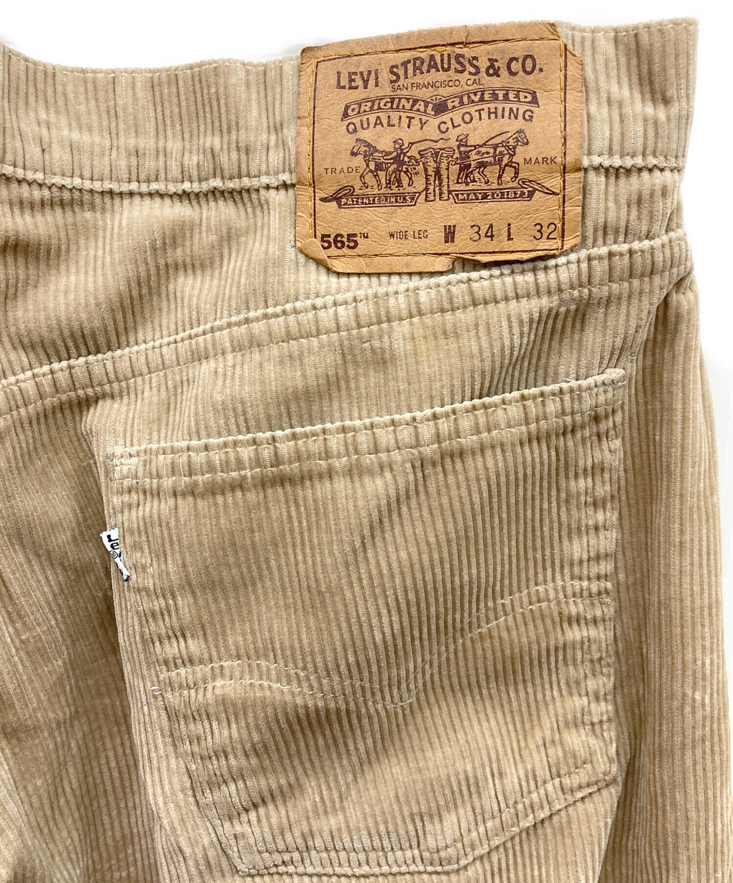 中古・古着通販】LEVI'S (リーバイス) コーデュロイパンツ ベージュ