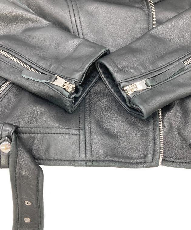 中古・古着通販】ZARA (ザラ) シープスキンダブルライダースジャケット