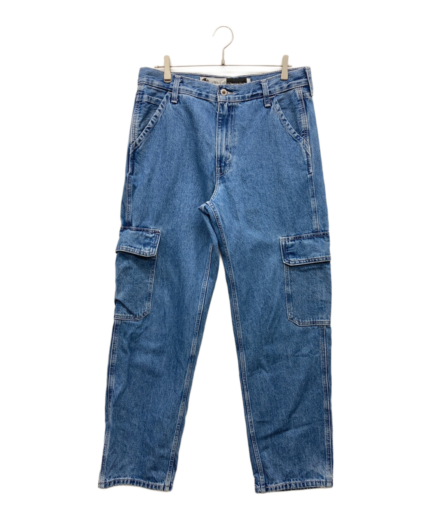 中古・古着通販】LEVI'S (リーバイス) デニムカーゴパンツ インディゴ