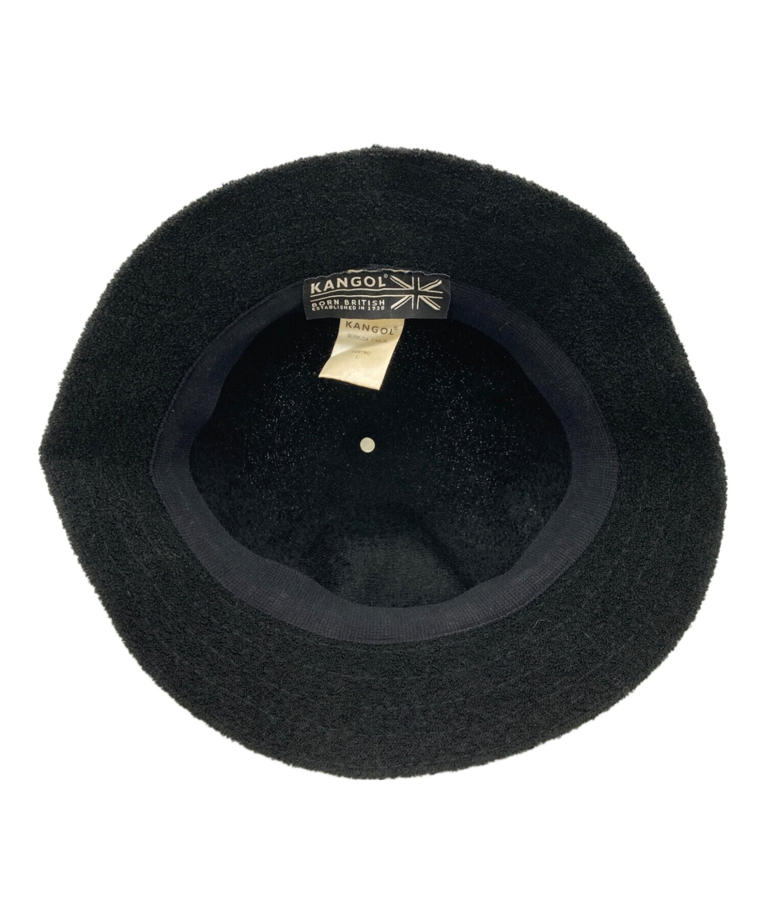 中古・古着通販】KANGOL (カンゴール) バケットハット ブラック サイズ