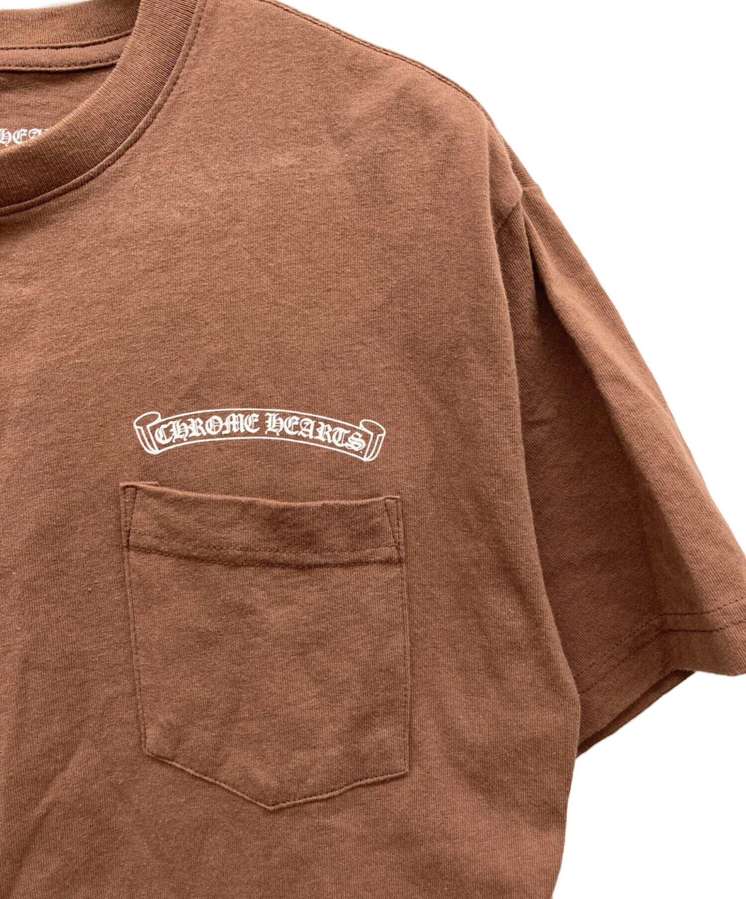 Chrome Hearts クロムハーツ半袖Tシャツ ブラウン 中古・古着通販】CHROME HEARTS (クロムハーツ) MATTY BOY STRUCTURE