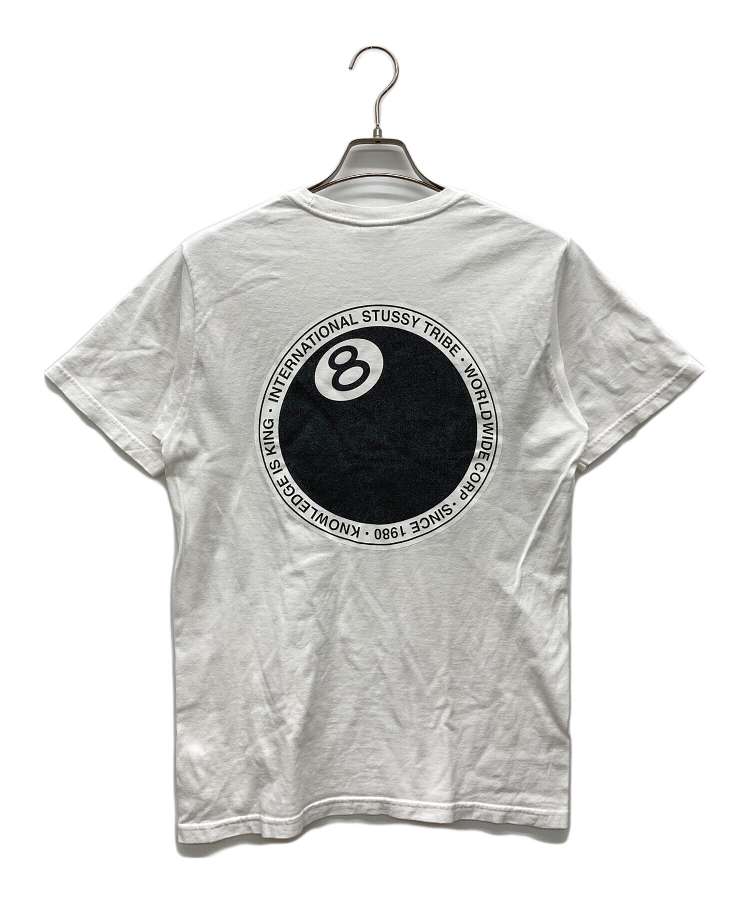 中古・古着通販】stussy (ステューシー) 8 ball tee ホワイト サイズ:S