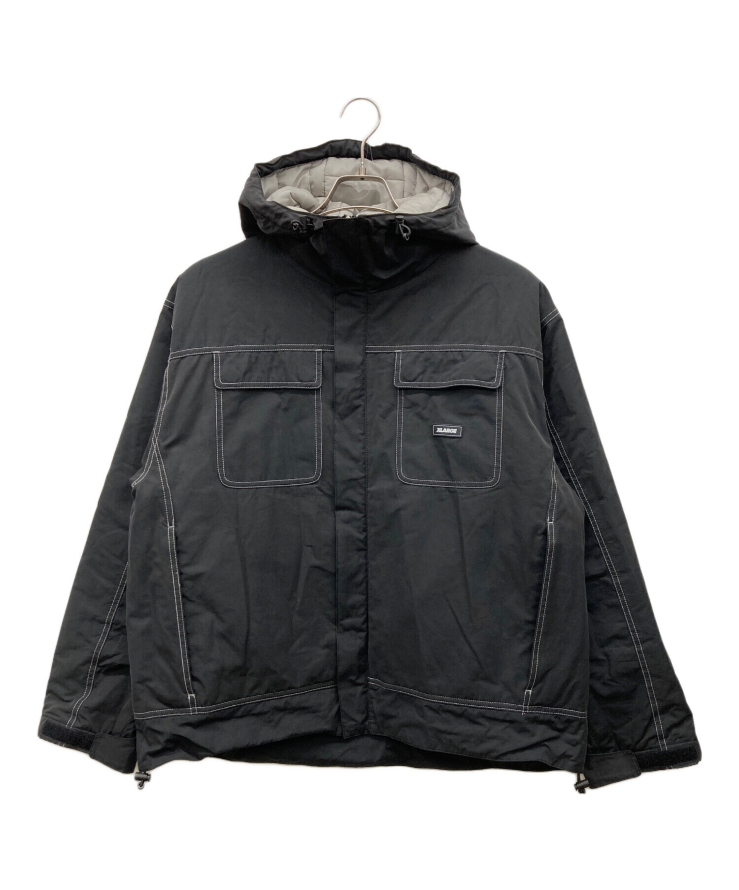 中古・古着通販】X-LARGE (エクストララージ) CONTRAST STITCH HOODED