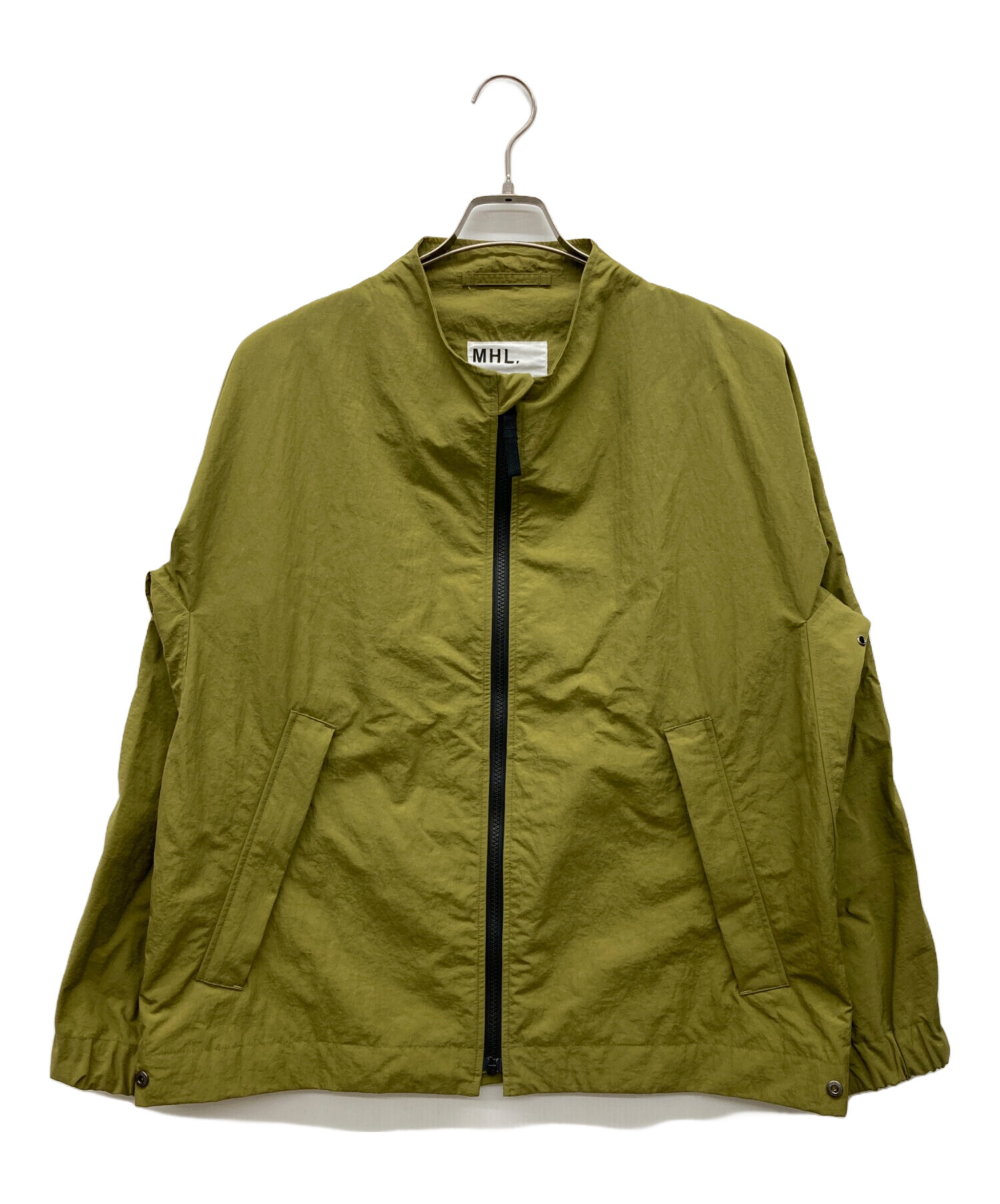中古・古着通販】MHL (エムエイチエル) ノーカラーナイロンジャケット