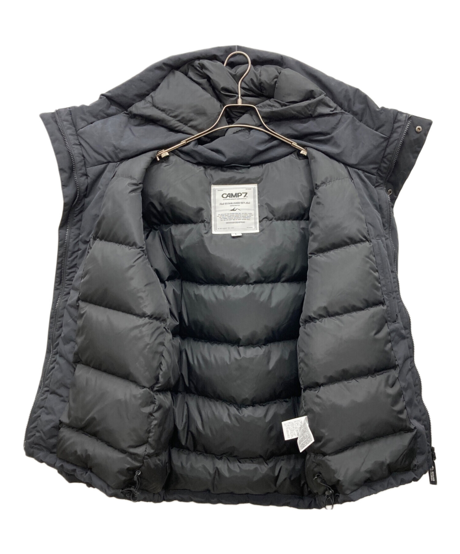 中古・古着通販】CAMP 7 (キャンプ7) 切替フードダウンジャケット 