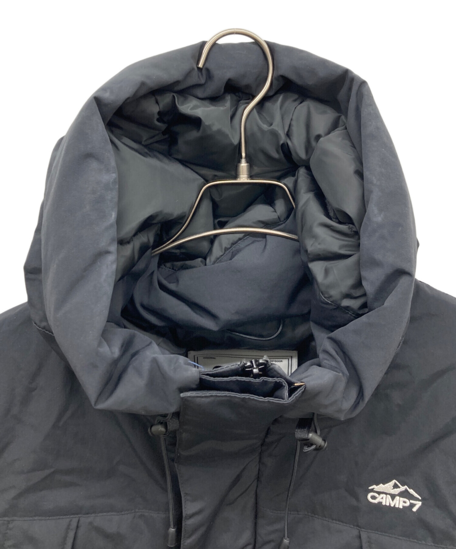 中古・古着通販】CAMP 7 (キャンプ7) 切替フードダウンジャケット 