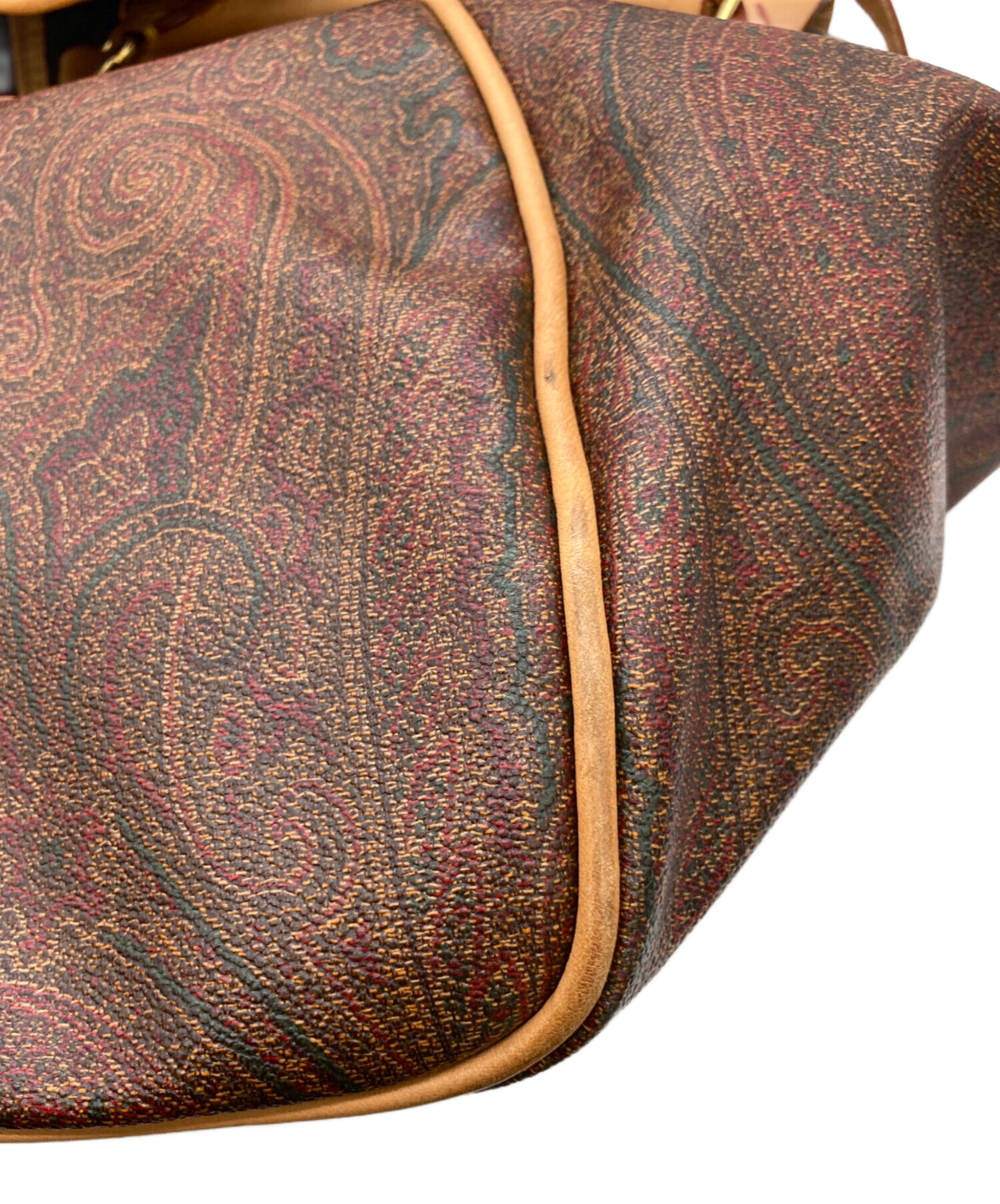 ETRO ボストンバッグ　美品 中古・古着通販】ETRO (エトロ) ボストンバッグ ブラウン｜ブランド