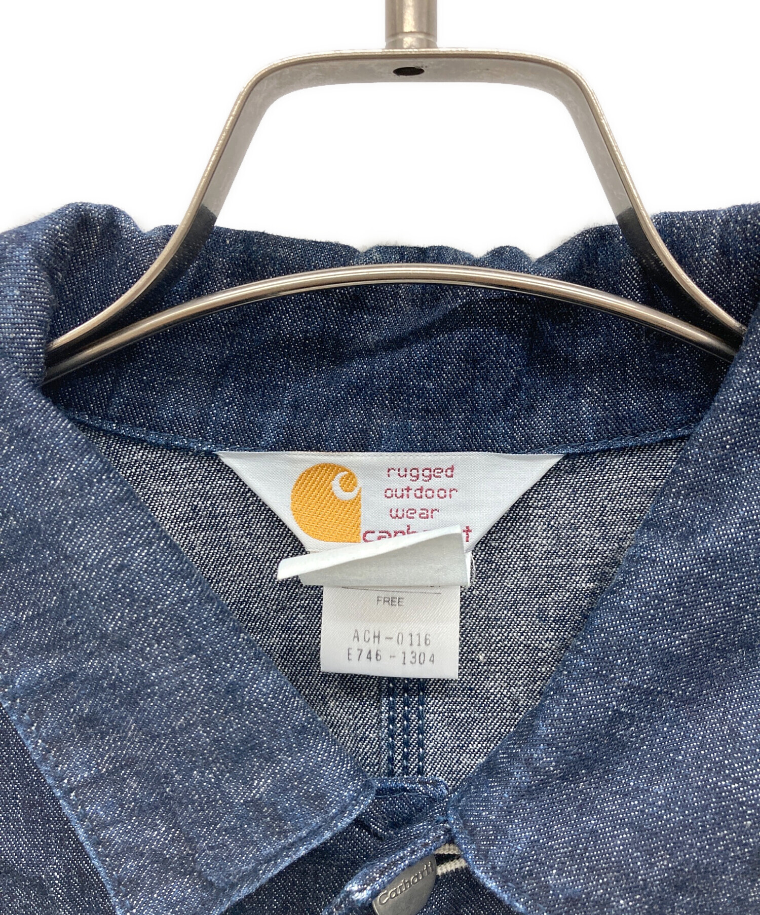 中古・古着通販】CarHartt (カーハート) カバーオール インディゴ