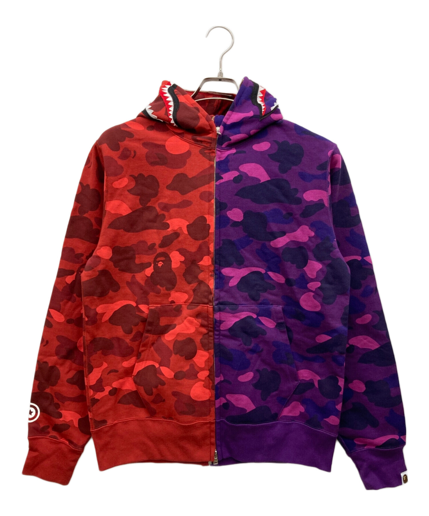 APE BAPE Separate Shark Hoodie シャークパーカー A BATHING APE（アベイシングエイプ） パーカー BAPE STORE ZOZOTOWN