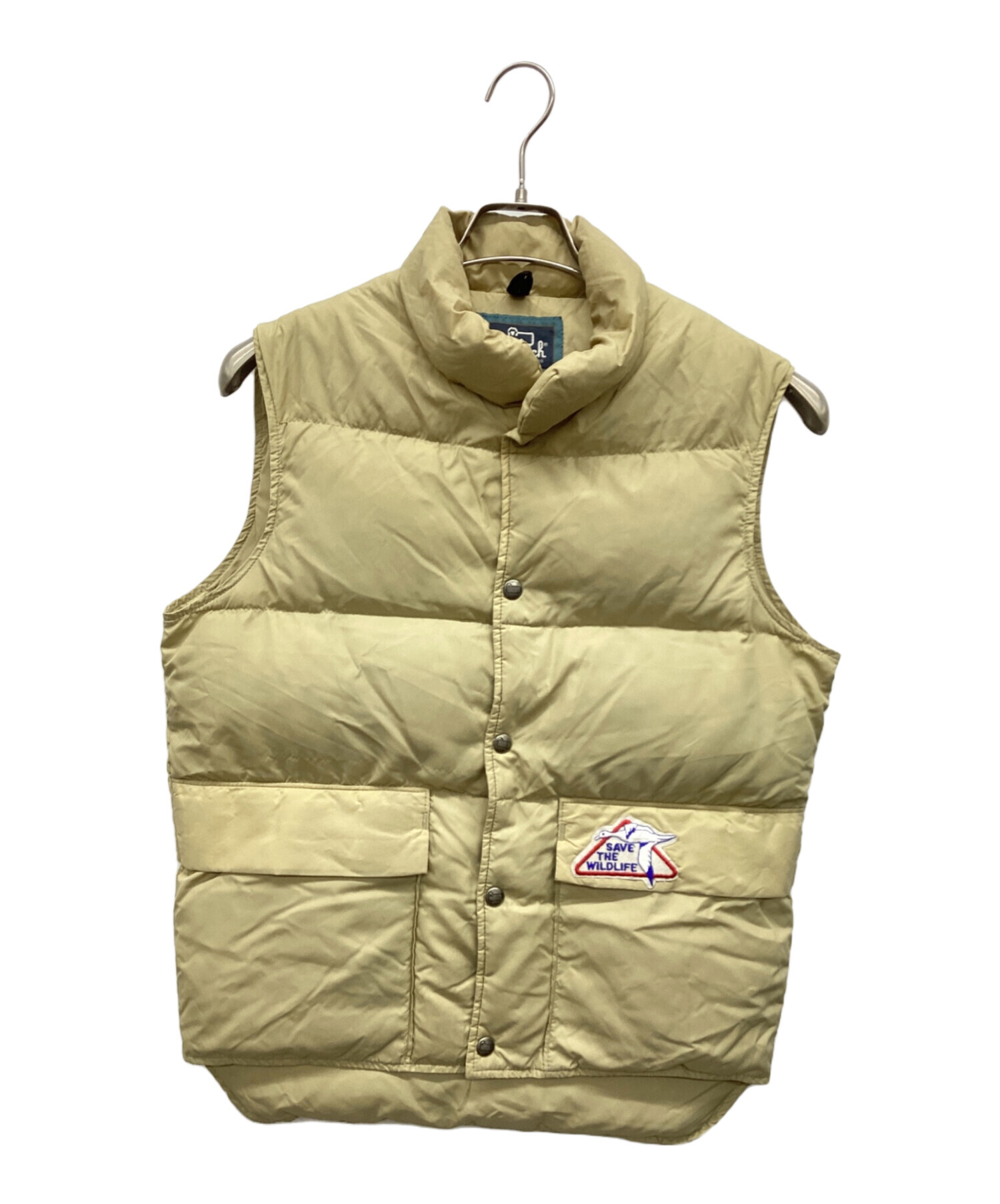 中古・古着通販】WOOLRICH (ウールリッチ) ダウンベスト ベージュ 