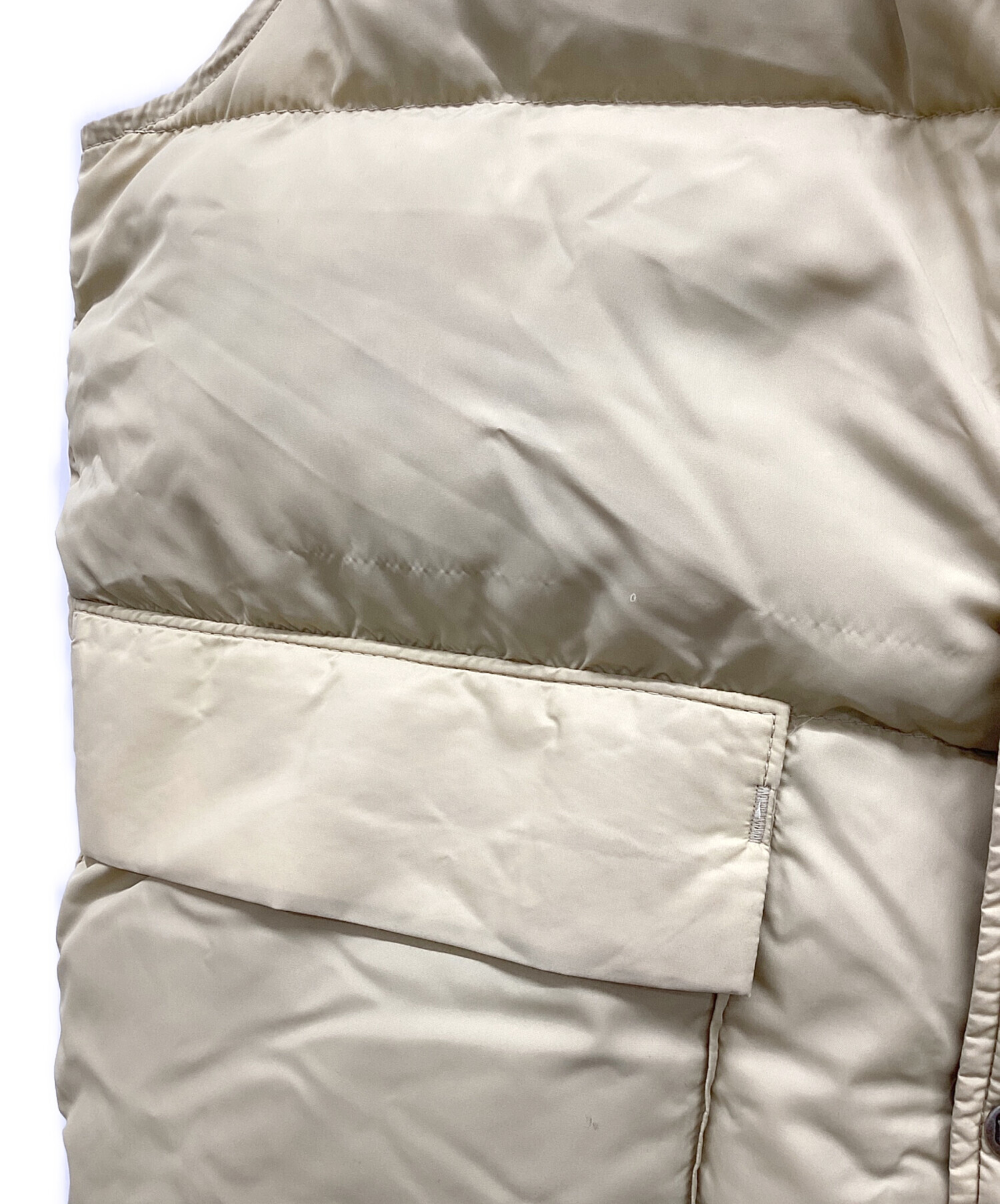 中古・古着通販】WOOLRICH (ウールリッチ) ダウンベスト ベージュ 