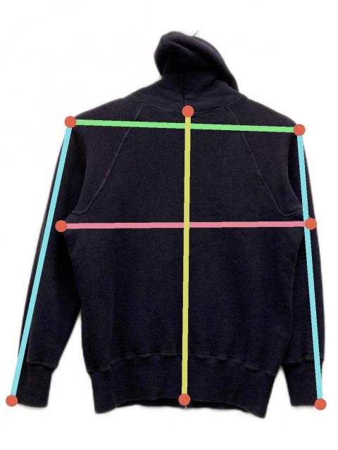 中古・古着通販】WAREHOUSE (ウエアハウス) ジップパーカー パープル
