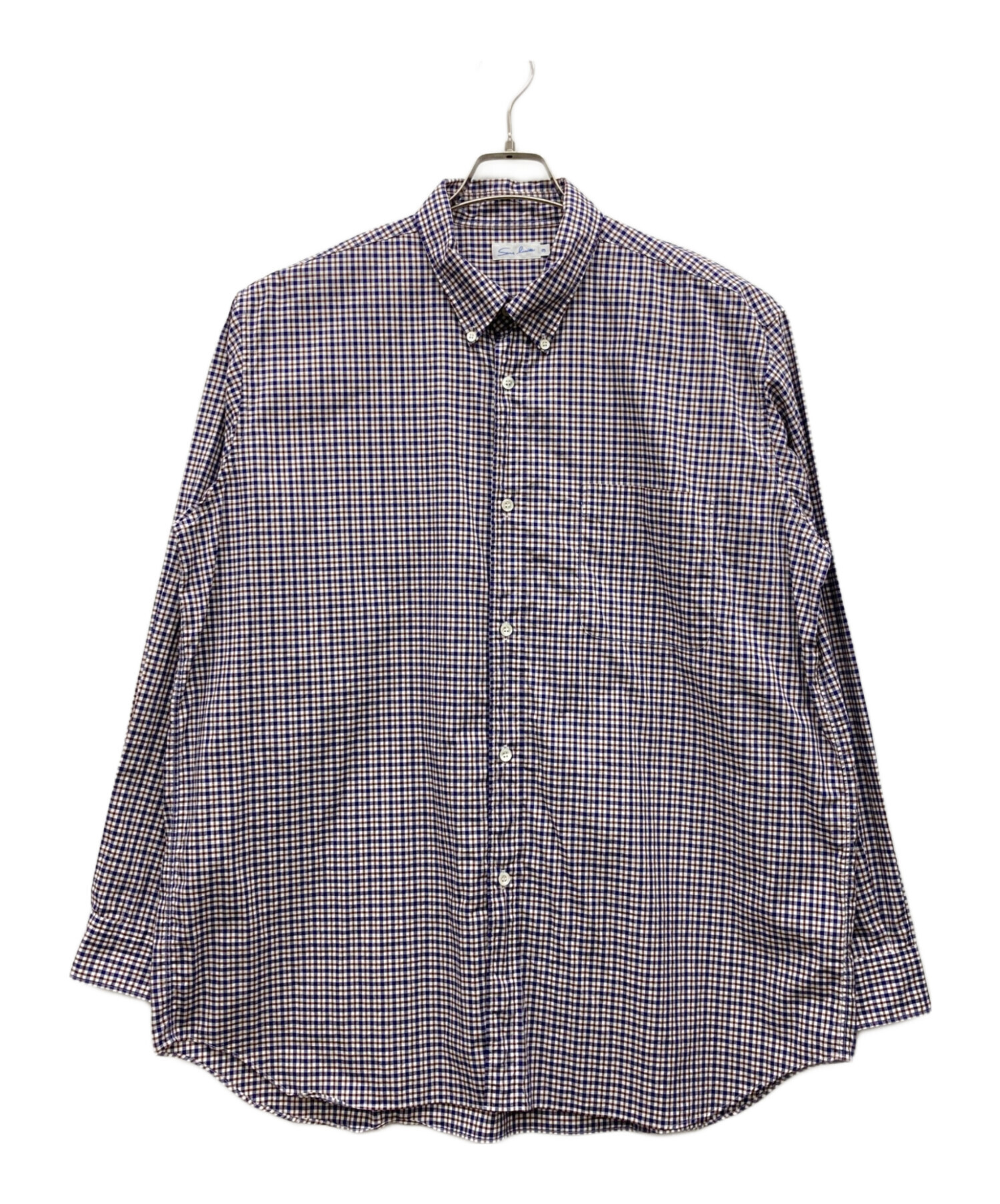 中古・古着通販】Sans limite (サンリミット) ギンガムチェックシャツ