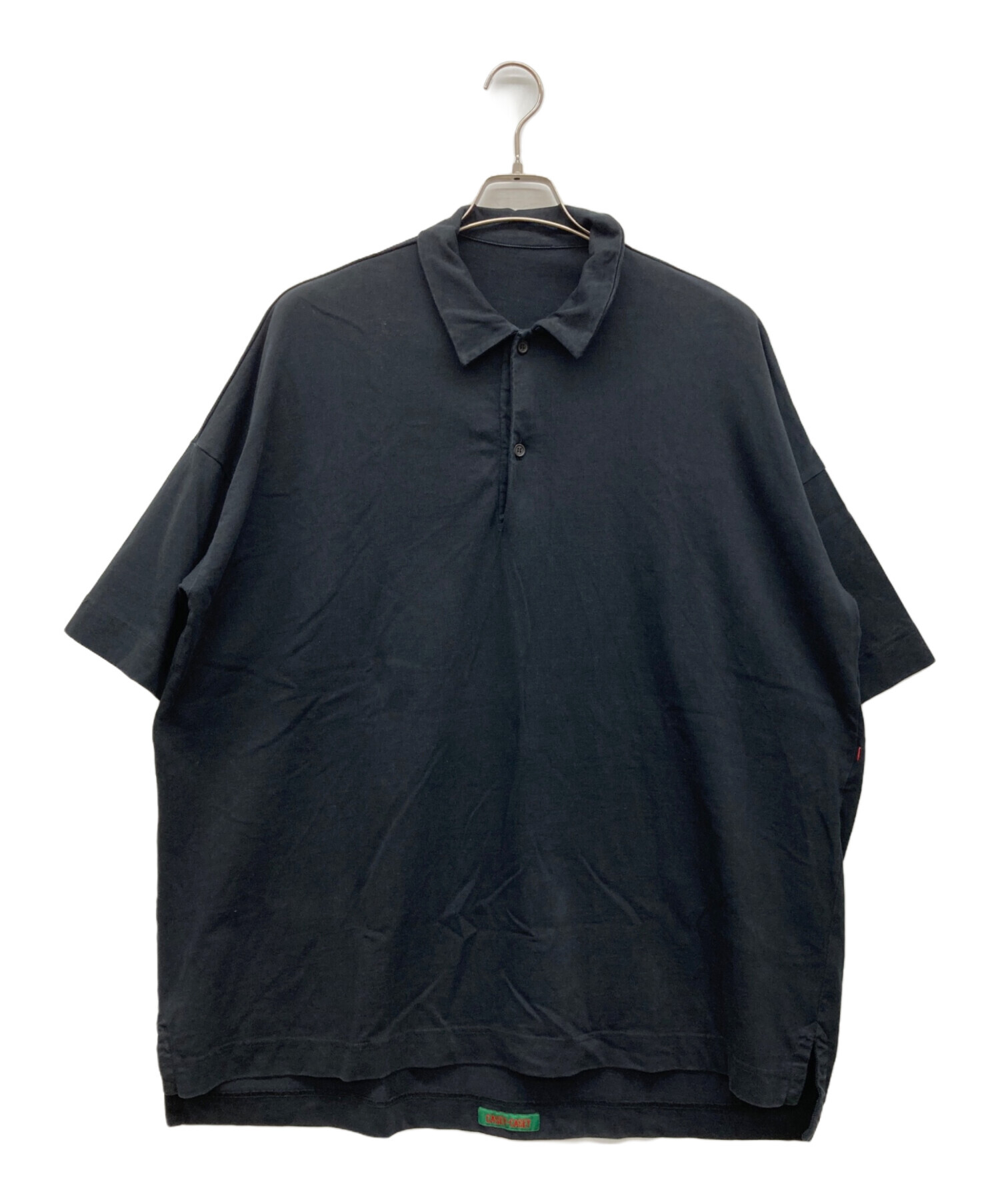 CASEY CASEY ポロシャツ ブラック　XL 中古・古着通販】CASEY CASEY (ケーシーケーシー) ポロシャツ ブラック