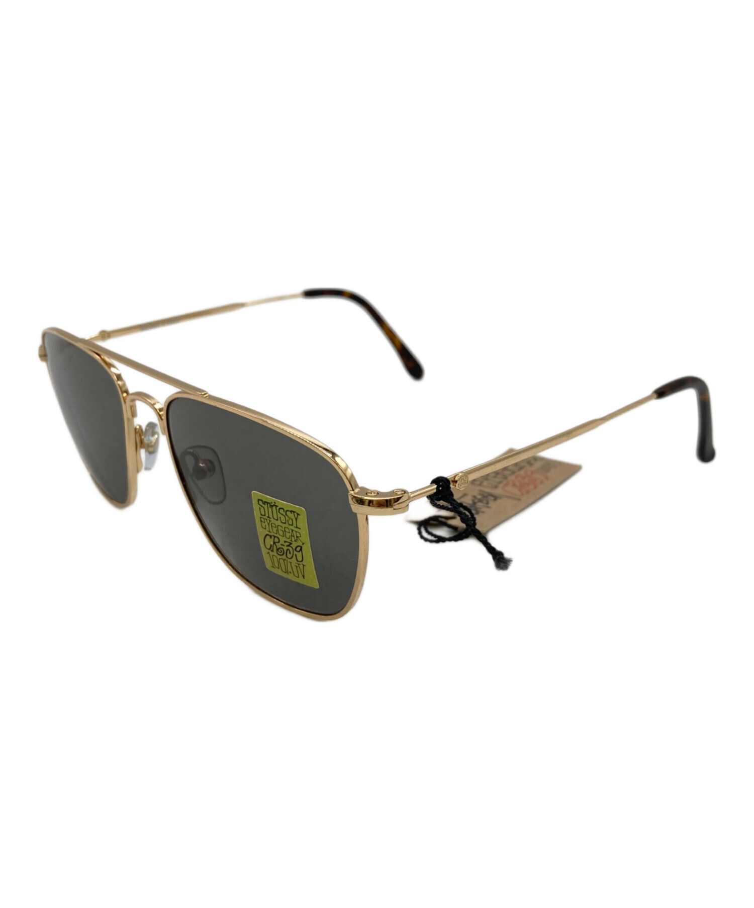 中古・古着通販】stussy (ステューシー) ディアドロップ型サングラス