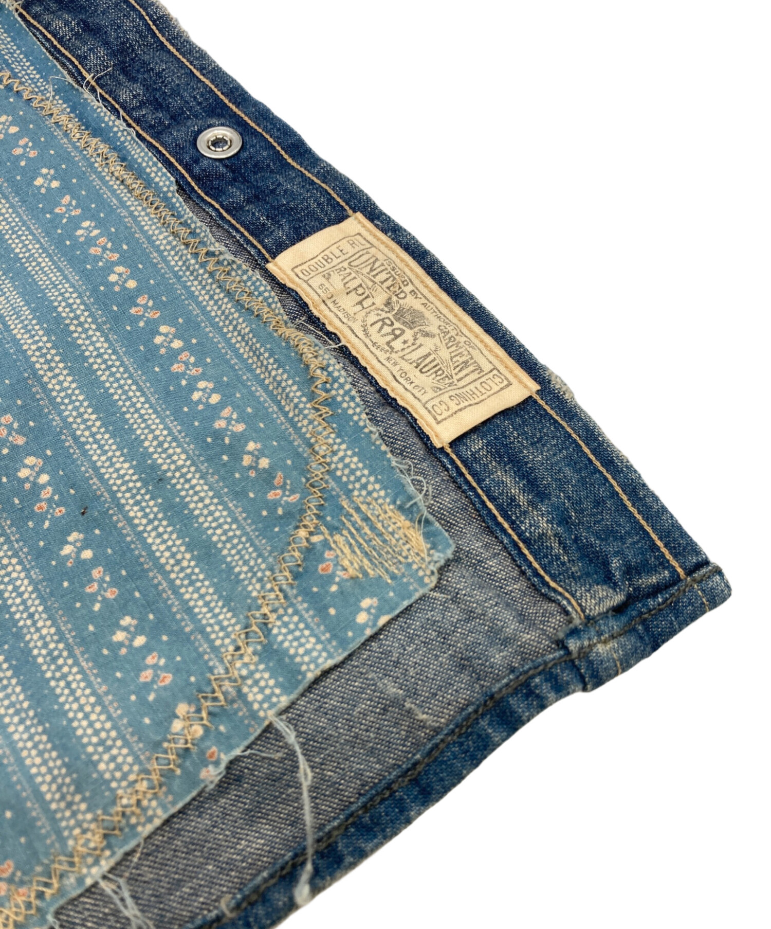 中古・古着通販】RRL (ダブルアールエル) デニムウエスタンシャツ