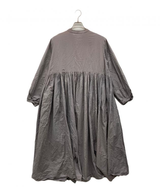 中古・古着通販】BEARDSLEY (ビアズリー) ギャザーワンピース グレー