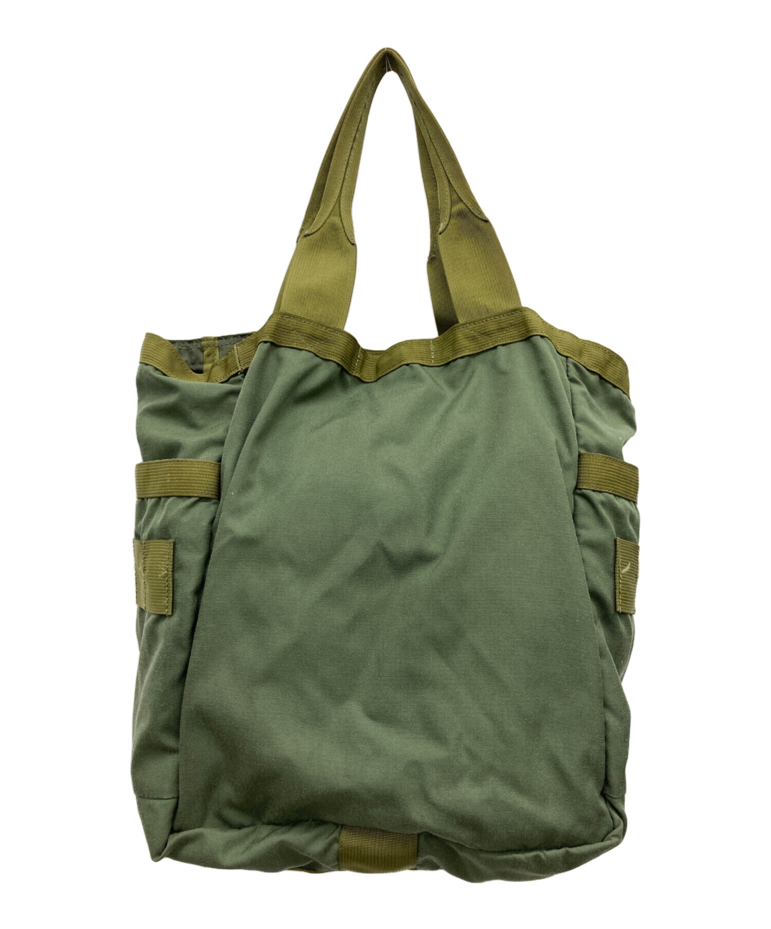 BRIEFING トートバッグ カーキ 中古・古着通販】BRIEFING (ブリーフィング) トートバッグ