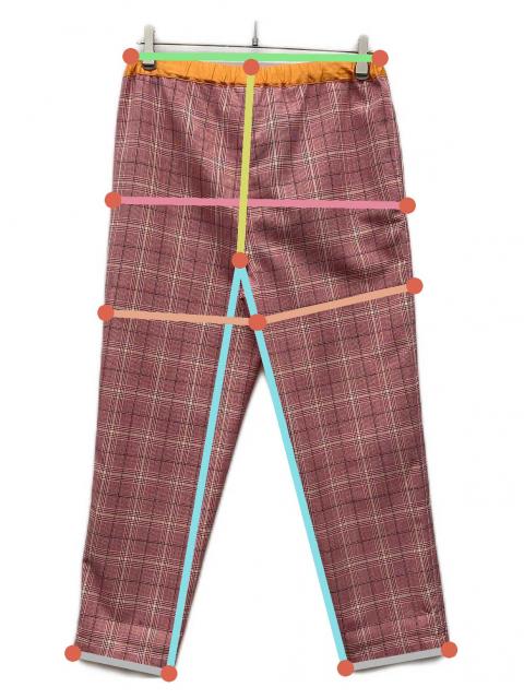 中古・古着通販】MARNI (マルニ) チェックパンツ レッド サイズ:40