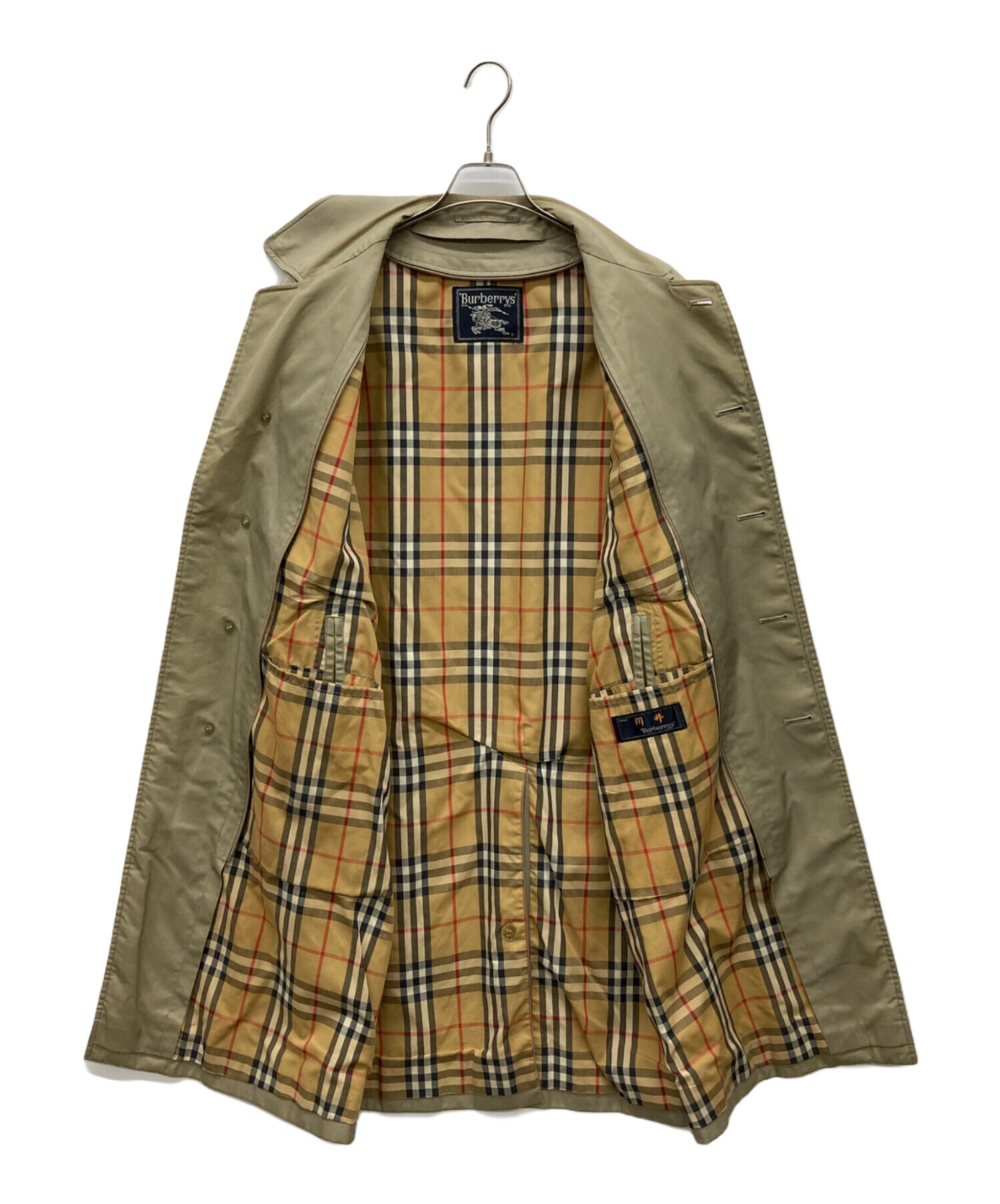 中古・古着通販】BURBERRY (バーバリー) ステンカラーコート ベージュ
