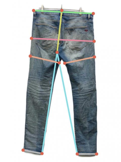 中古・古着通販】DIESEL (ディーゼル) ジョグジーンズ インディゴ