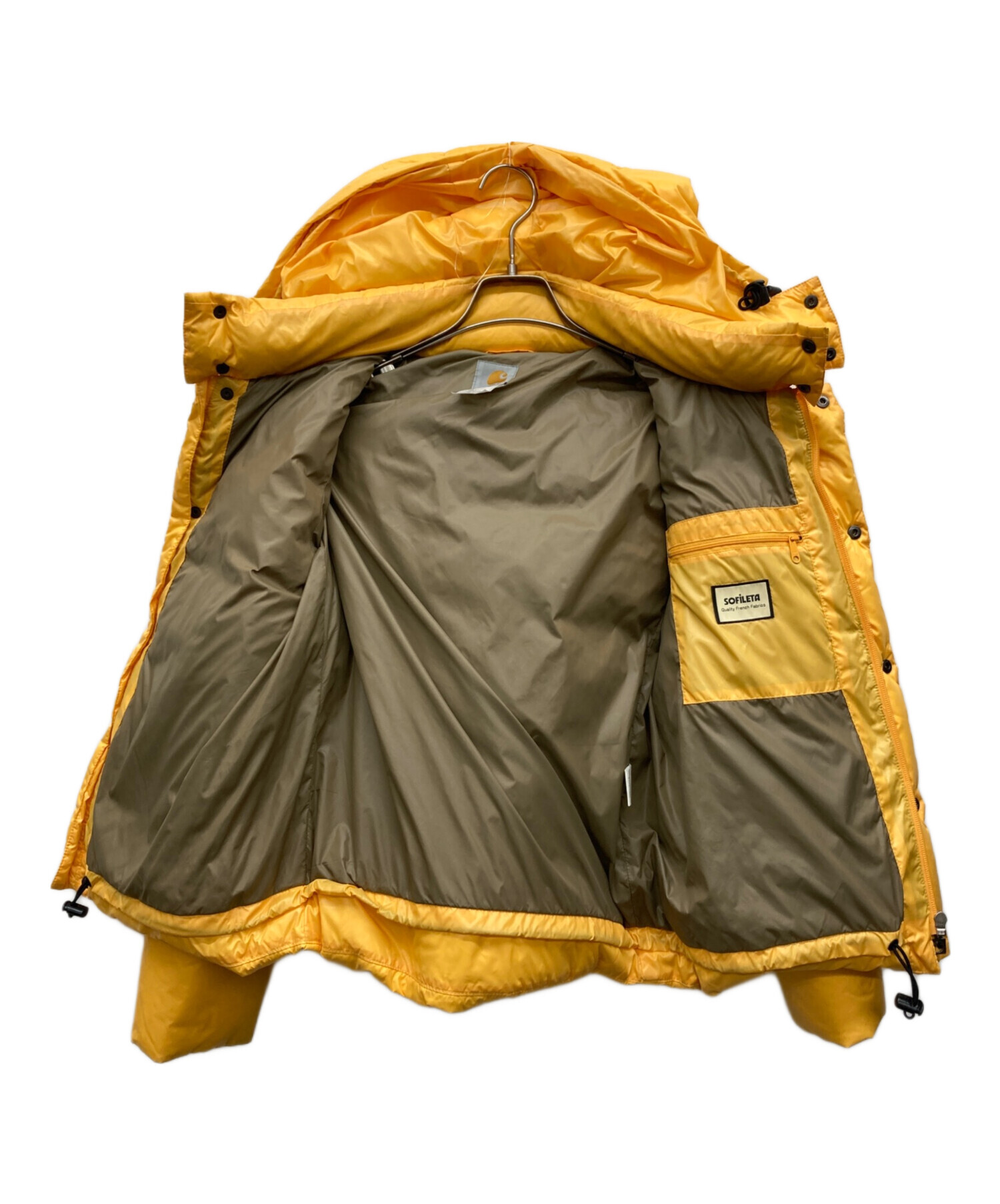 中古・古着通販】CarHartt (カーハート) ダウンジャケット イエロー 