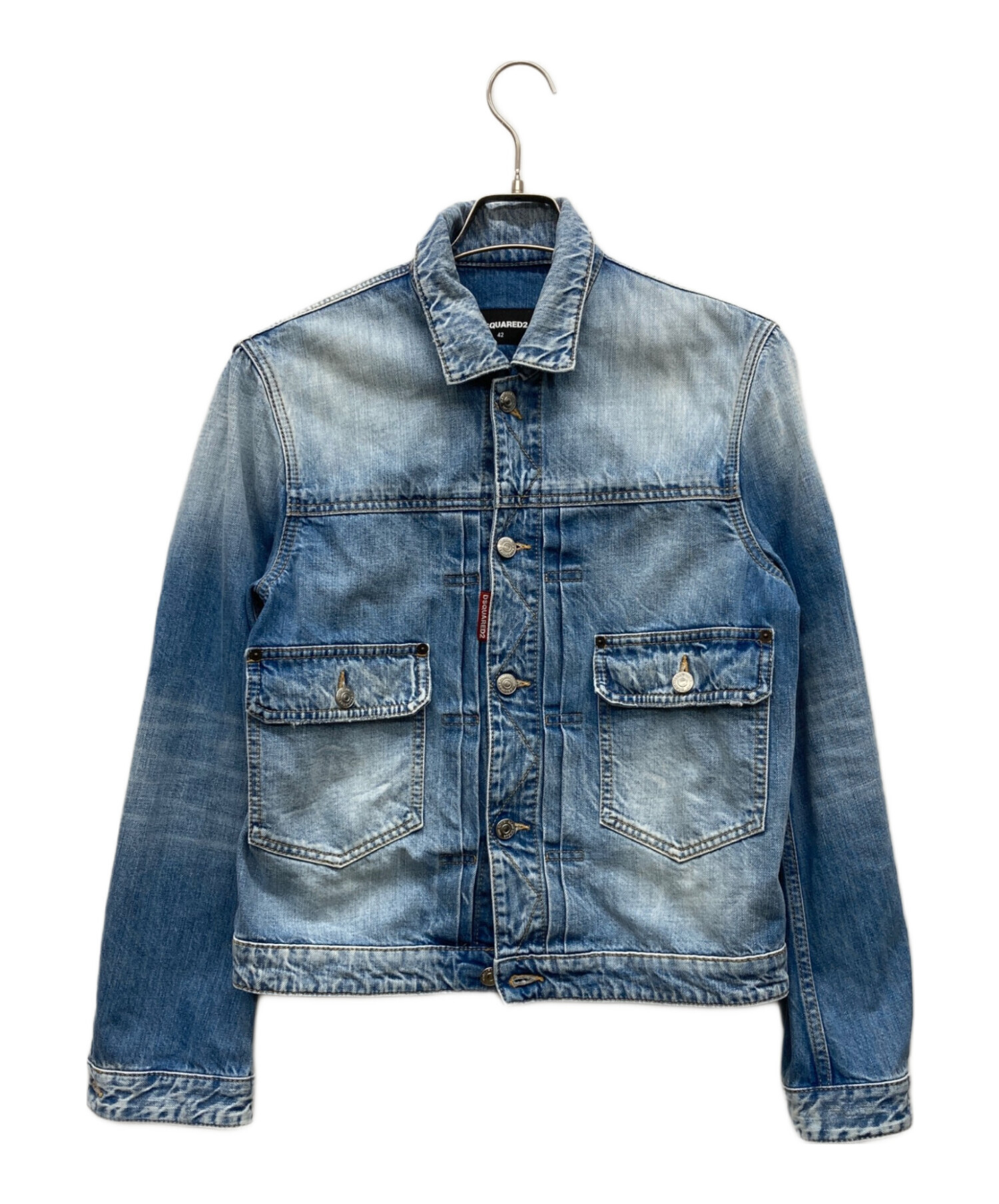 中古・古着通販】DSQUARED2 (ディースクエアード) Blue Denim jacket