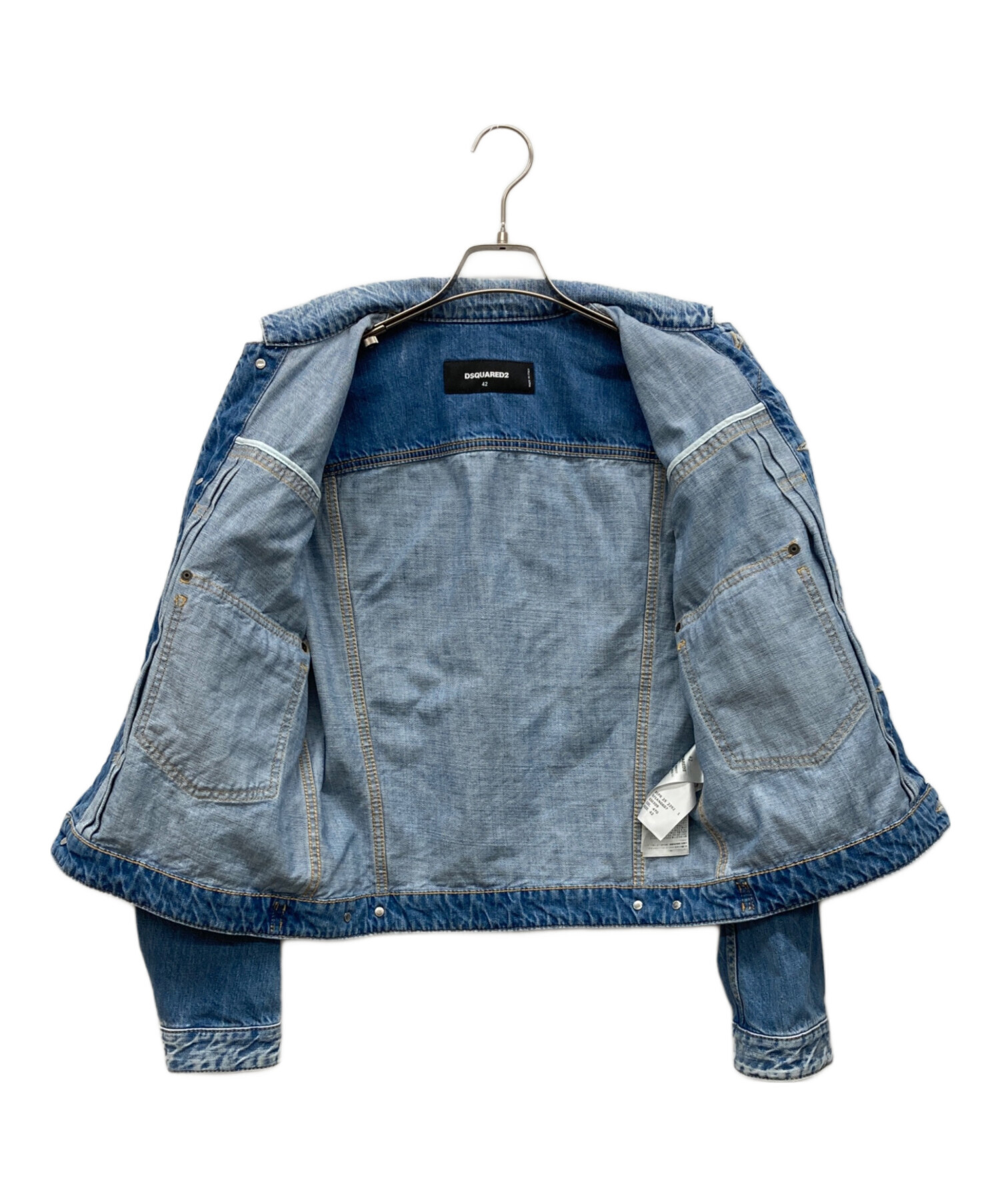 中古・古着通販】DSQUARED2 (ディースクエアード) Blue Denim jacket
