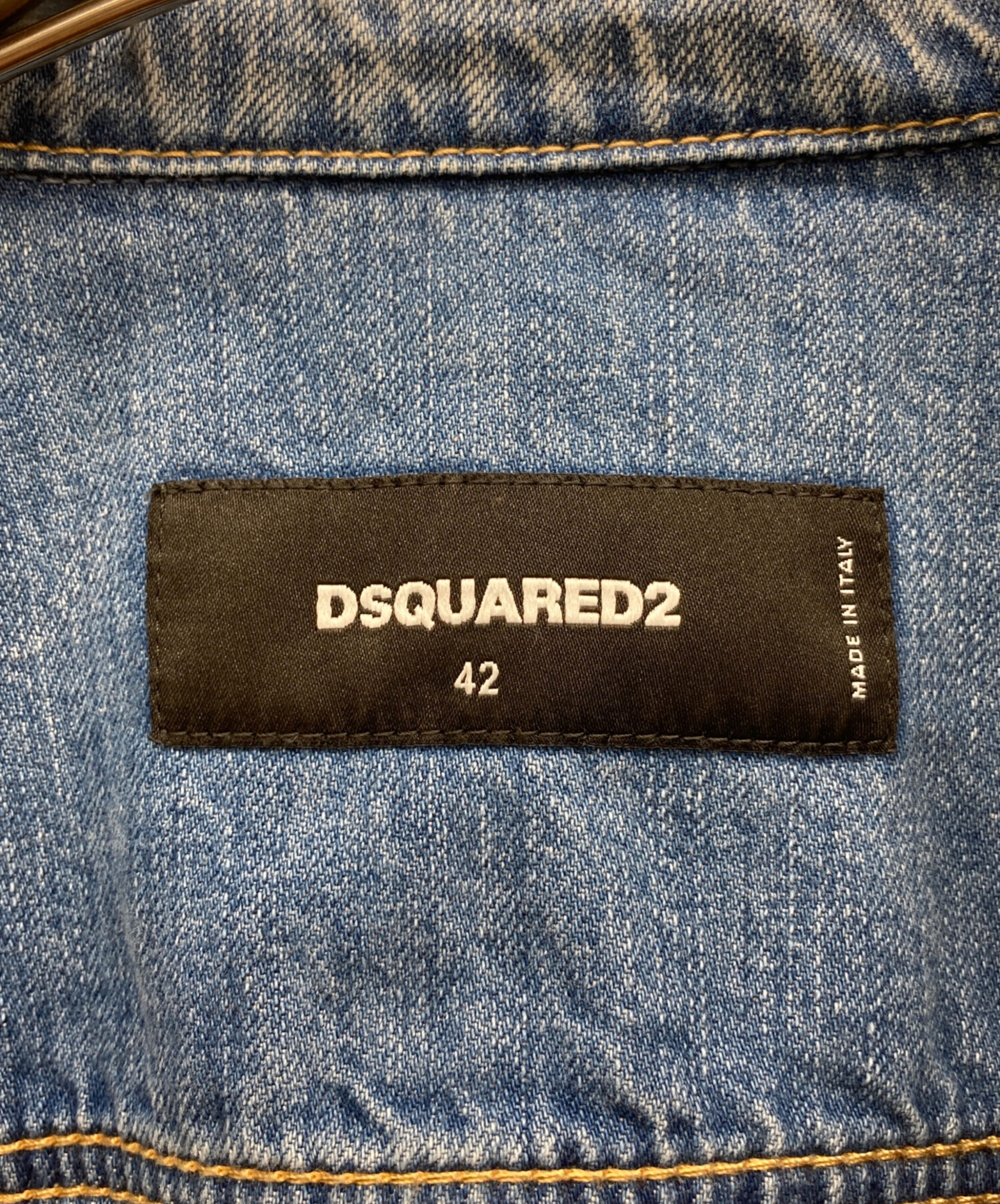 中古・古着通販】DSQUARED2 (ディースクエアード) Blue Denim jacket