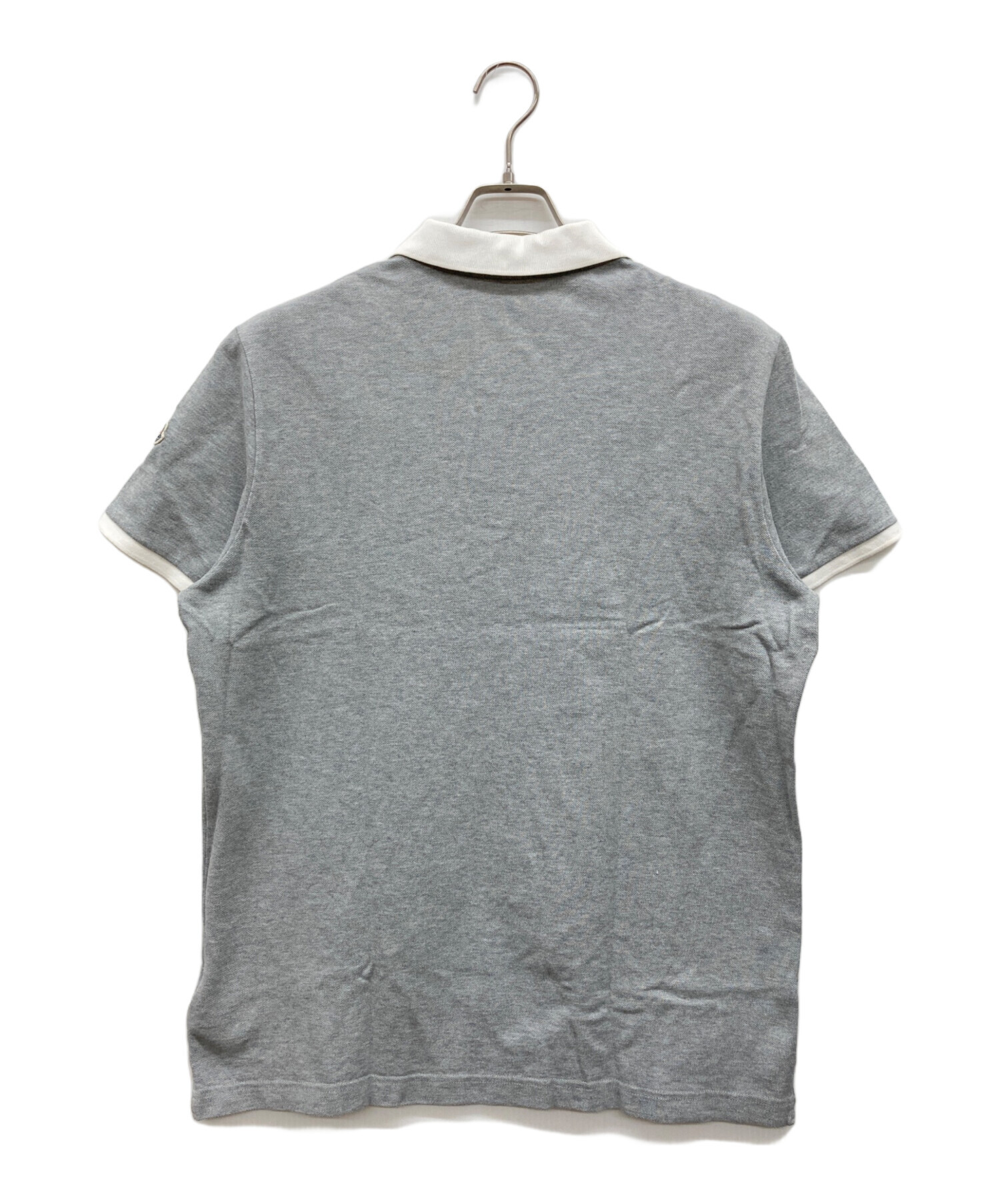 中古・古着通販】MONCLER (モンクレール) ポロシャツ グレー サイズ:XL