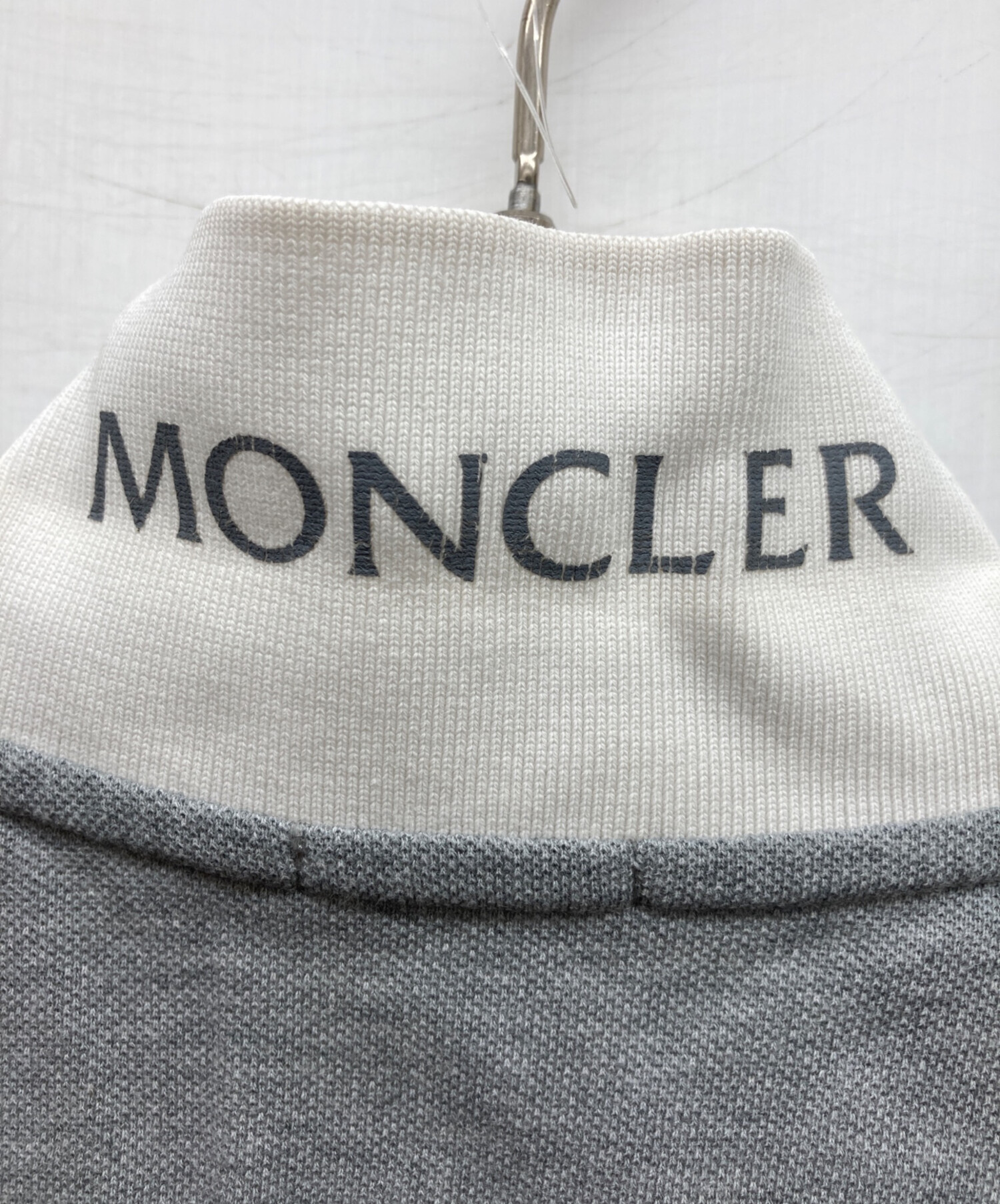 中古・古着通販】MONCLER (モンクレール) ポロシャツ グレー サイズ:XL