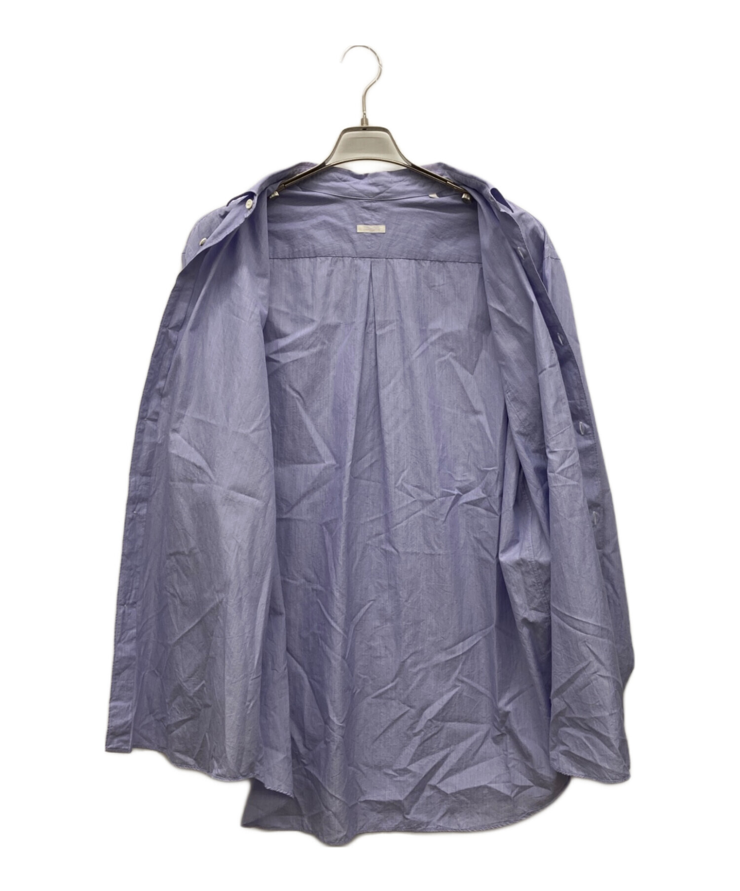 COMOLI コモリシャツ, Navy – Navyblue COMOLI ネイビー 長袖シャツ 4