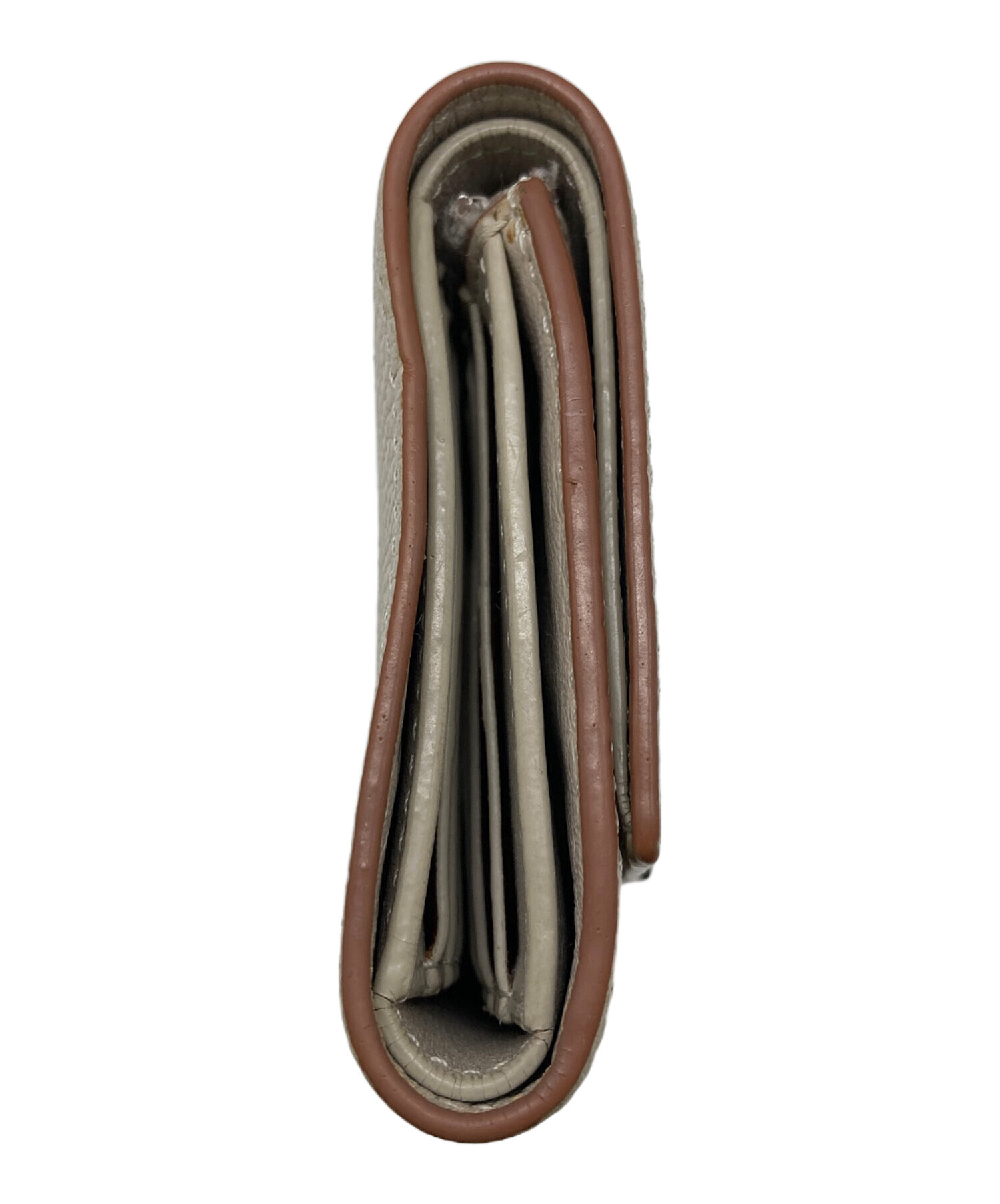 中古・古着通販】LOEWE (ロエベ) 3つ折り財布 アイボリー｜ブランド