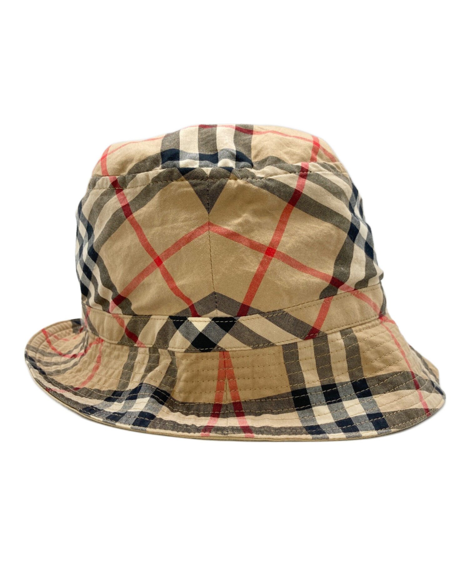 中古・古着通販】BURBERRY (バーバリー) ノバチェックバケットハット 