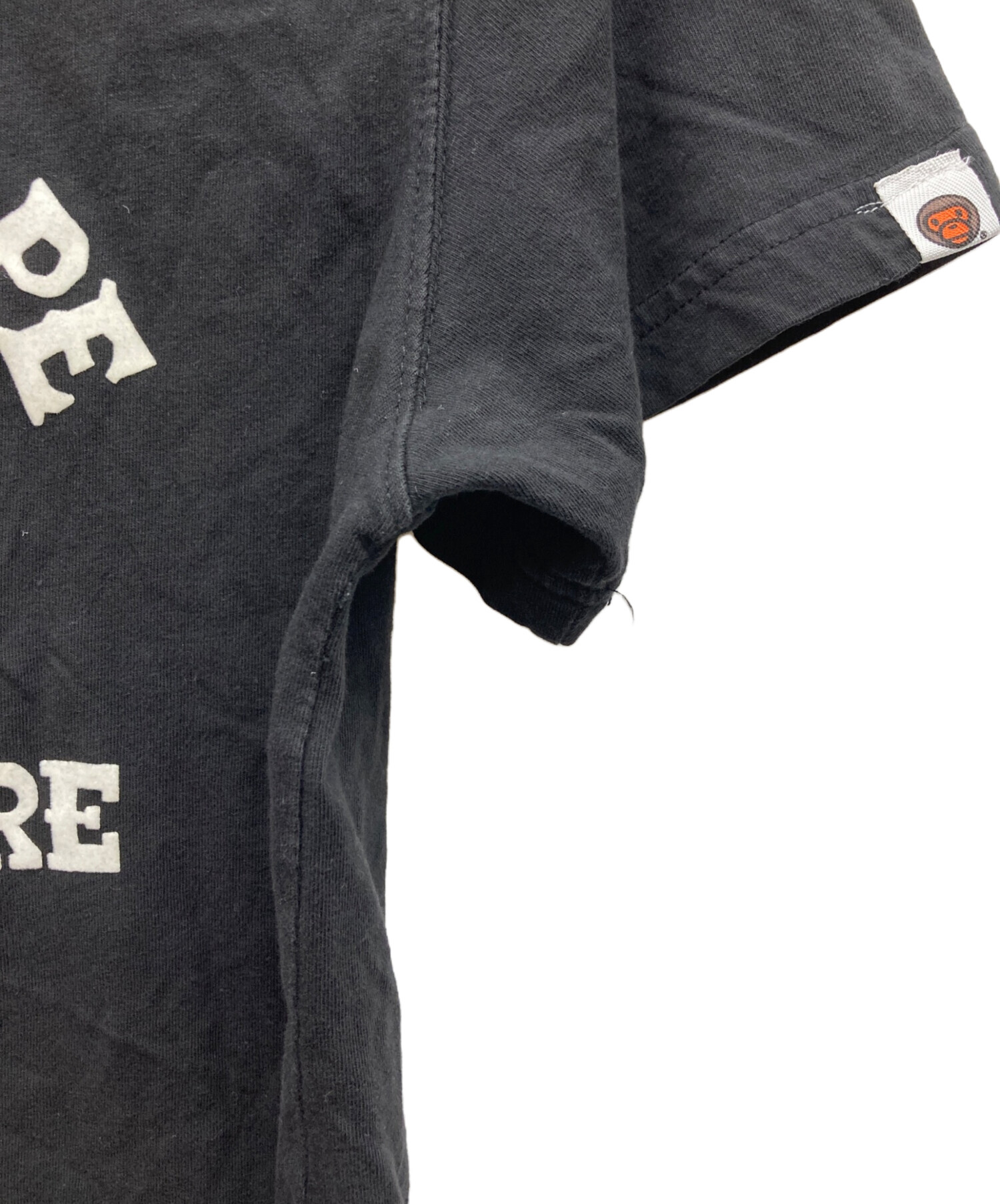 A BATHING APE 初期タグ　Tシャツラメプリント 90s サイズ M 激レア】A BATHING APE 初期タグ Tシャツ ラメプリント 90s サイズXL