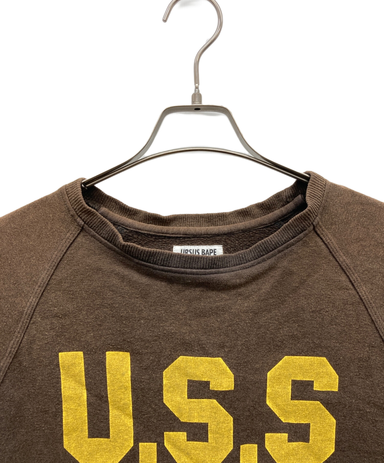 中古・古着通販】URSUS BAPE (アーサスベイプ) スウェット ブラウン 