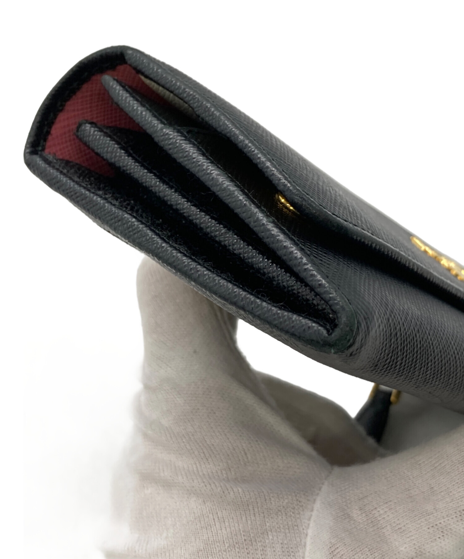 中古・古着通販】PRADA (プラダ) バイカラーサフィアーノロング