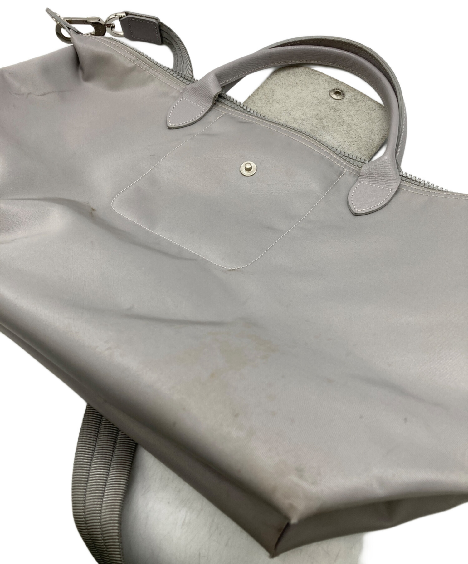 【新品】LONGCHAMP プリアージュ・ネオM グレー 3way 中古・古着通販】LONGCHAMP (ロンシャン) ル・プリアージュ ネオ